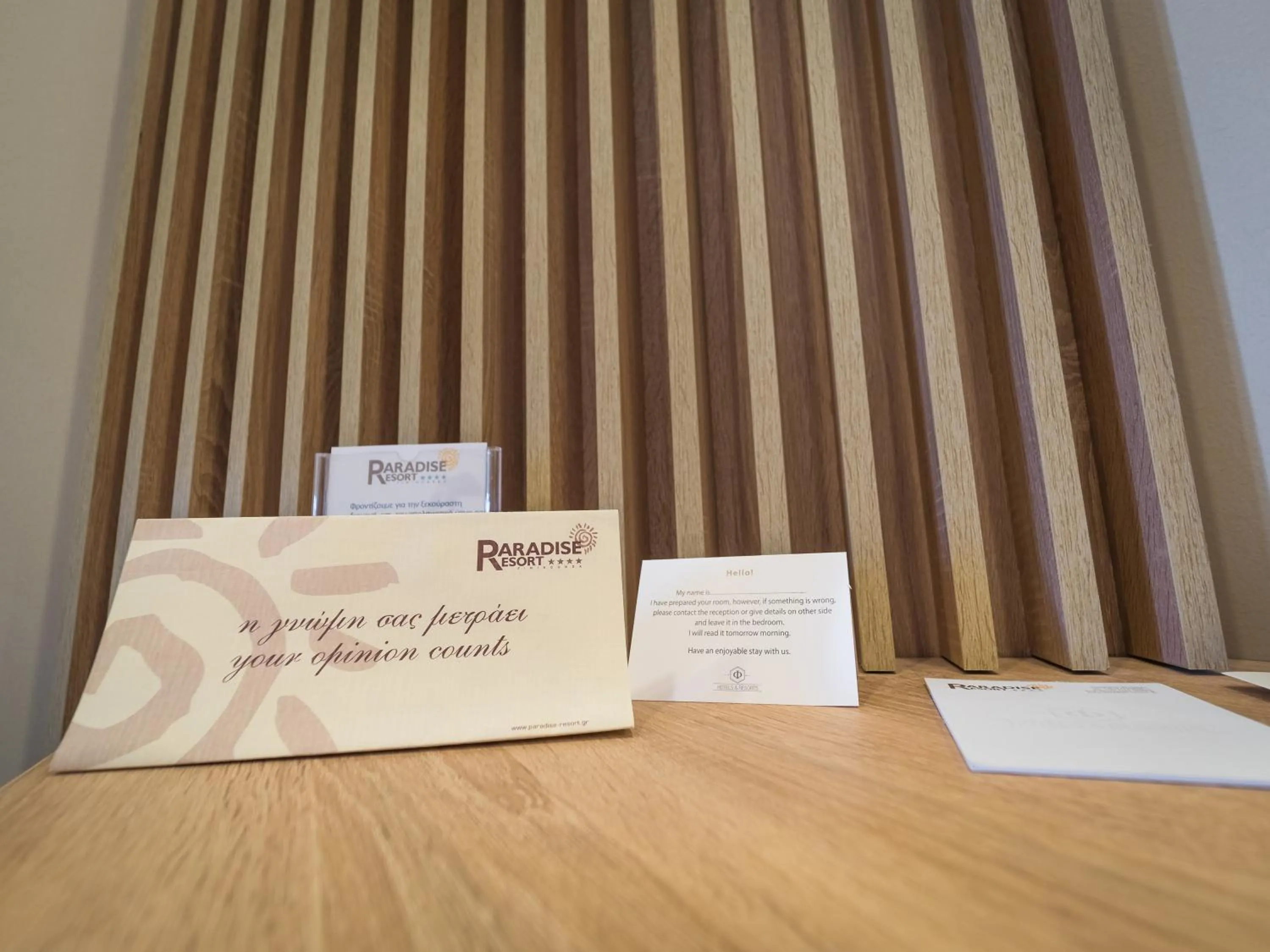 Area and facilities in Paradise Resort