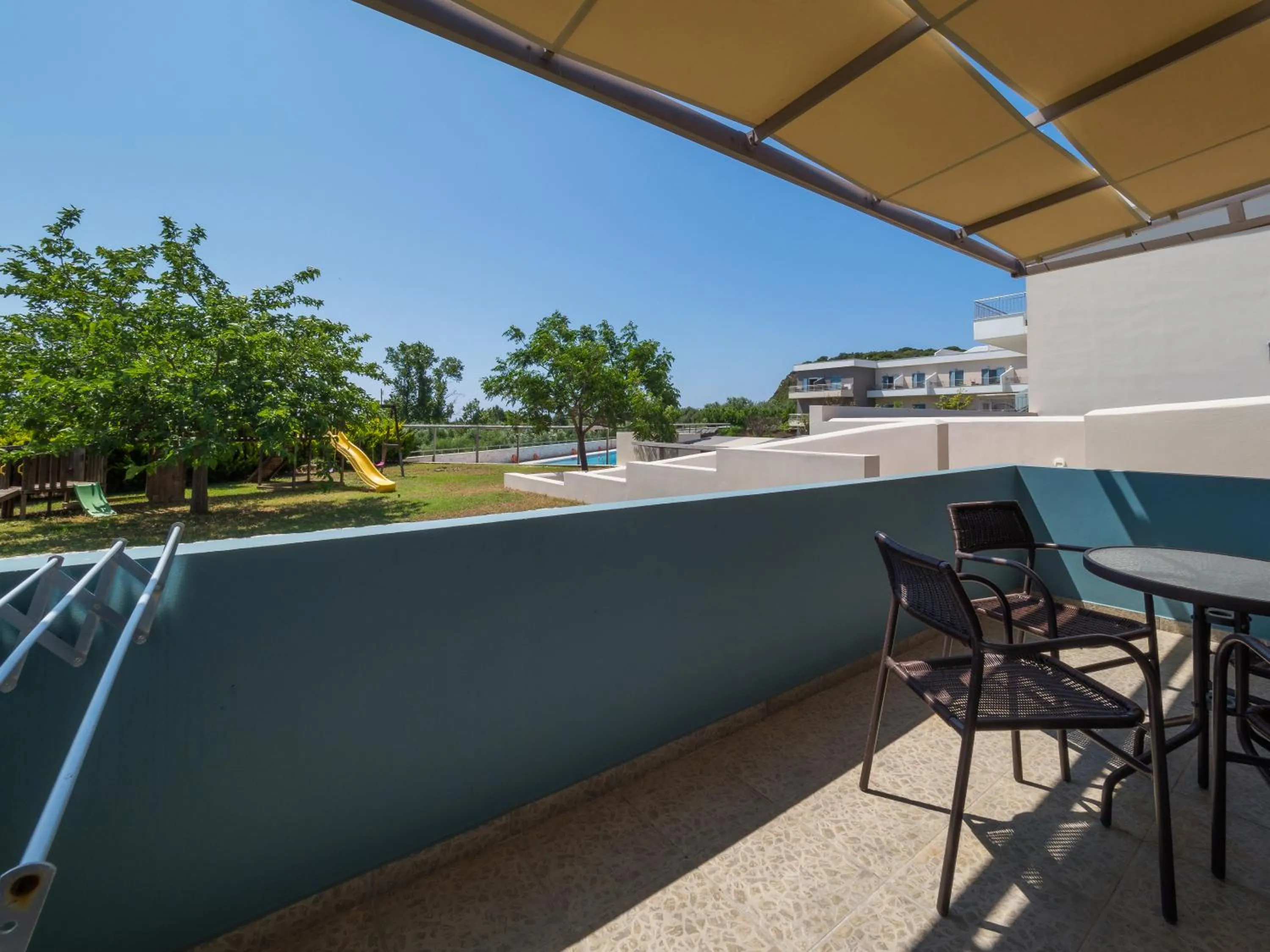 Patio in Paradise Resort