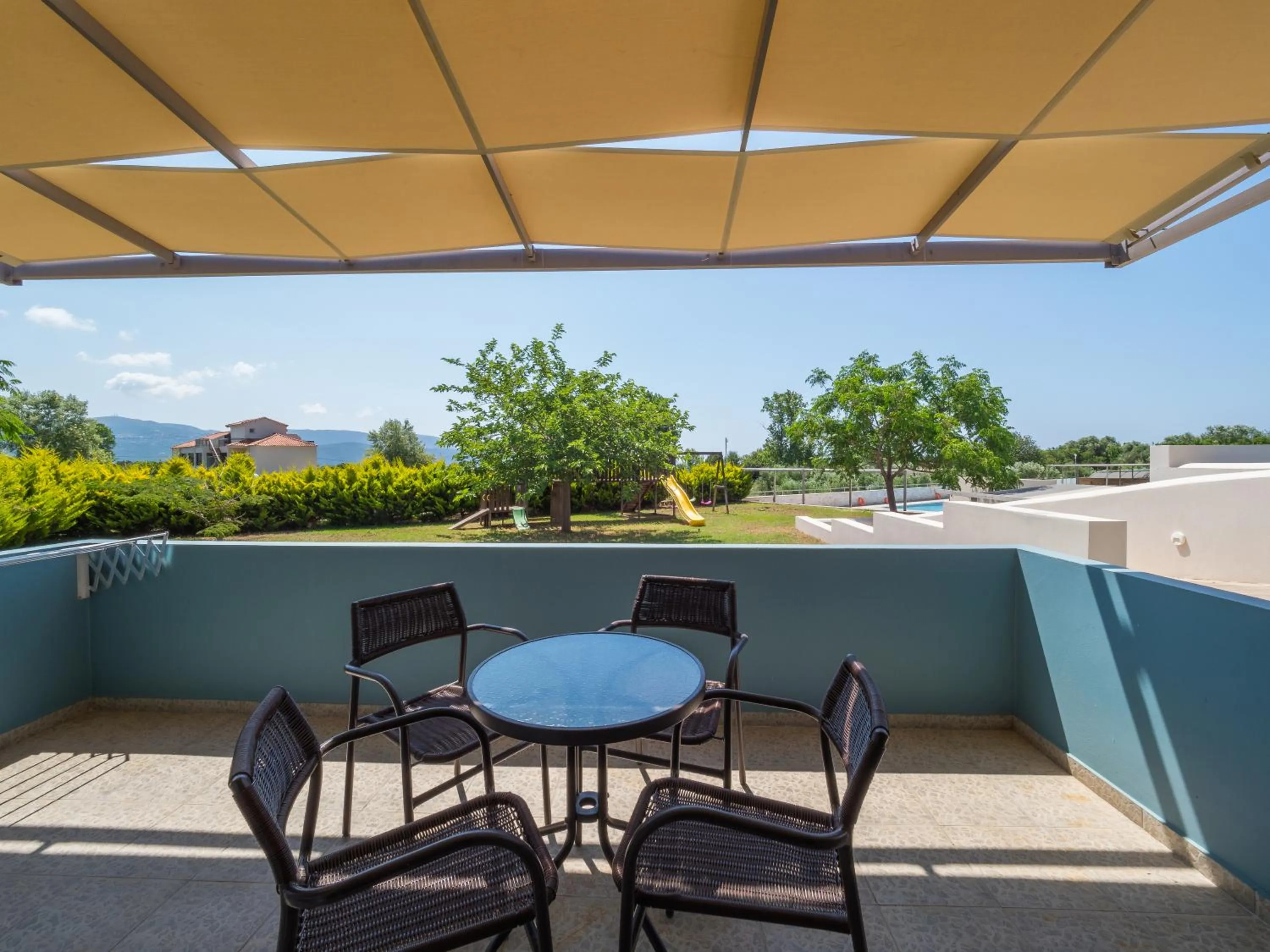 Patio in Paradise Resort