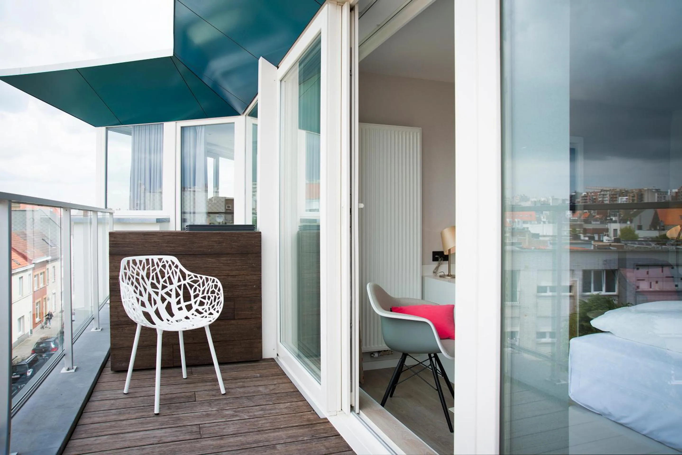 Balcony/Terrace, Bed in ABC Hotel