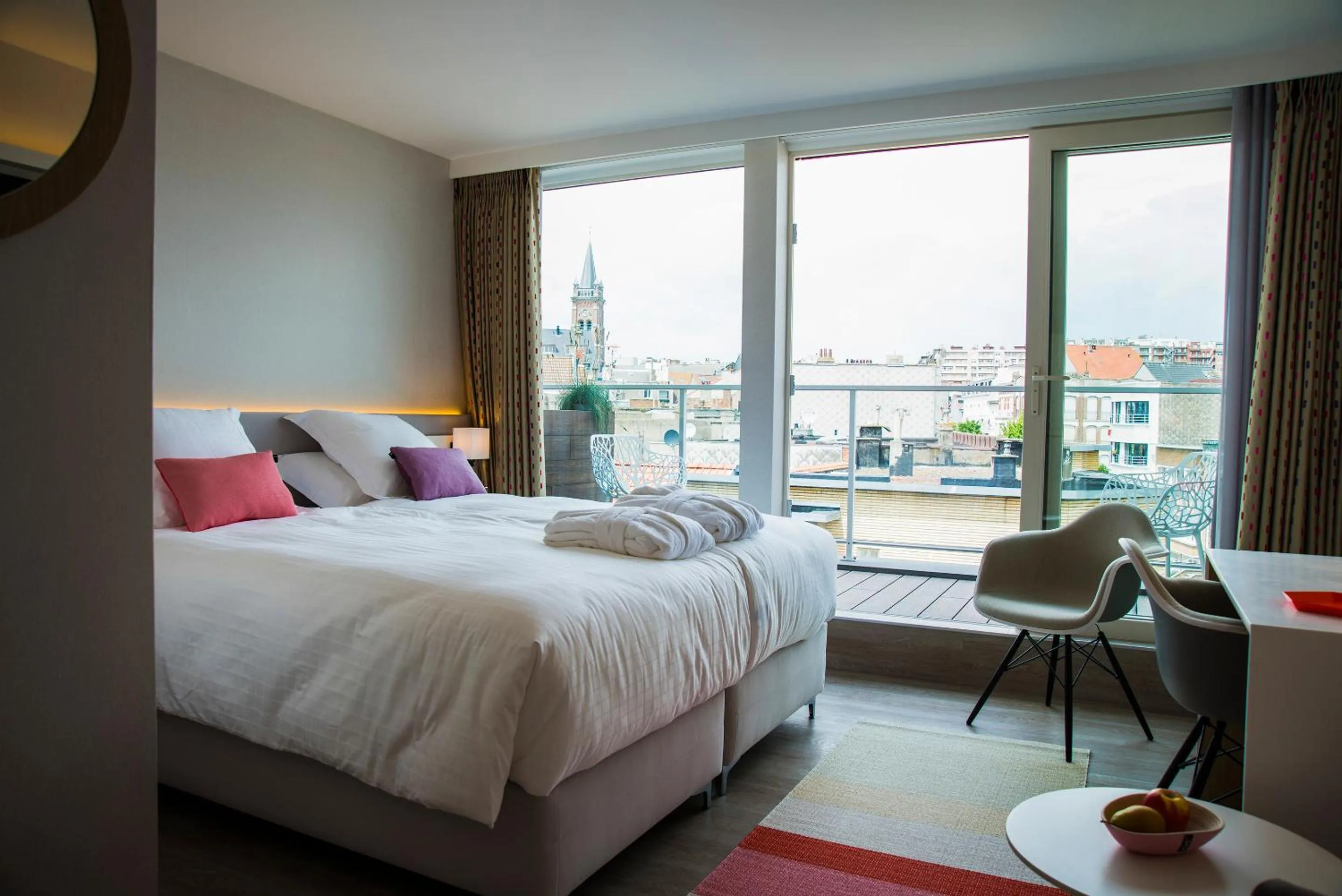 Living room, Bed in ABC Hotel