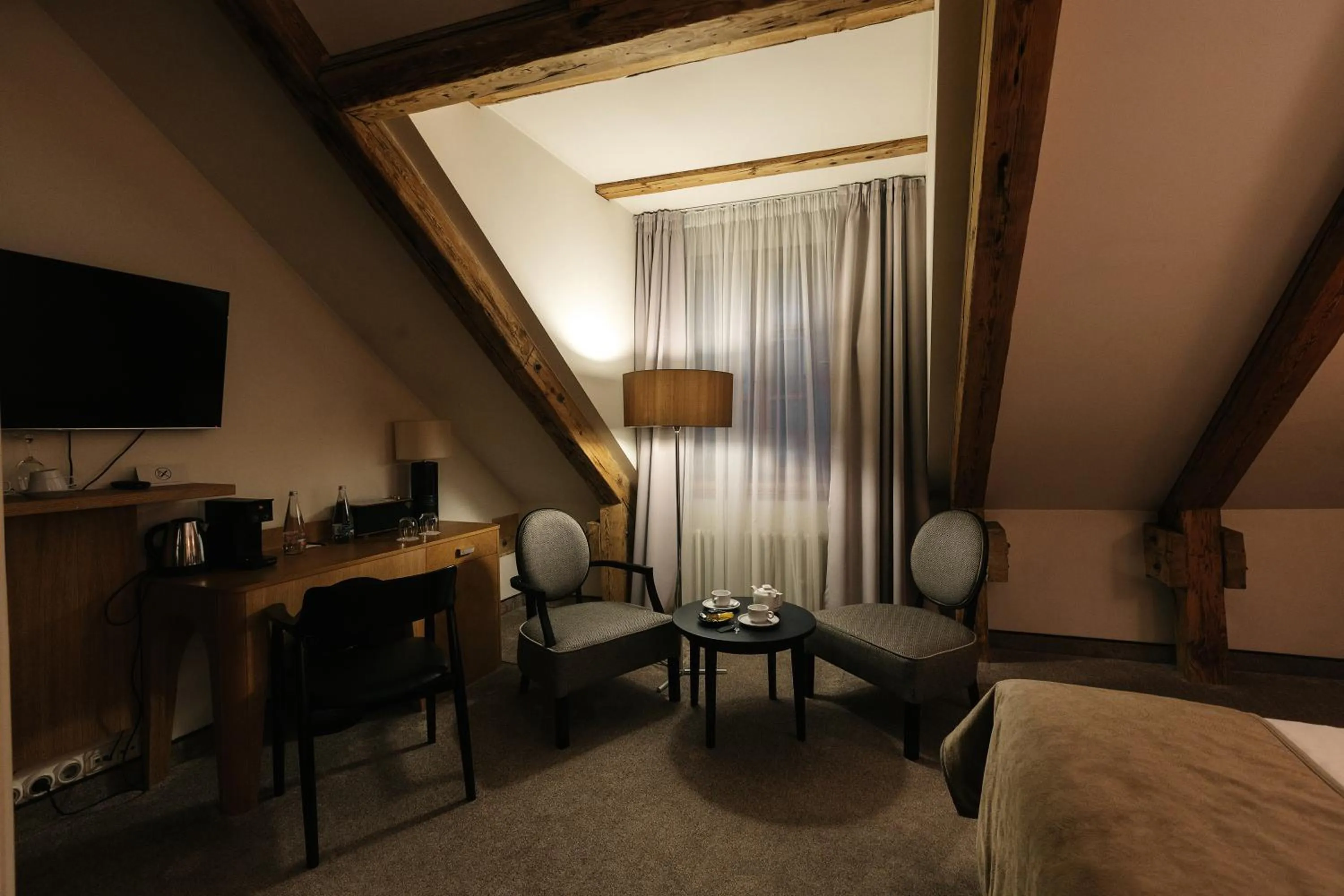 View (from property/room), Bed in Dome Hotel