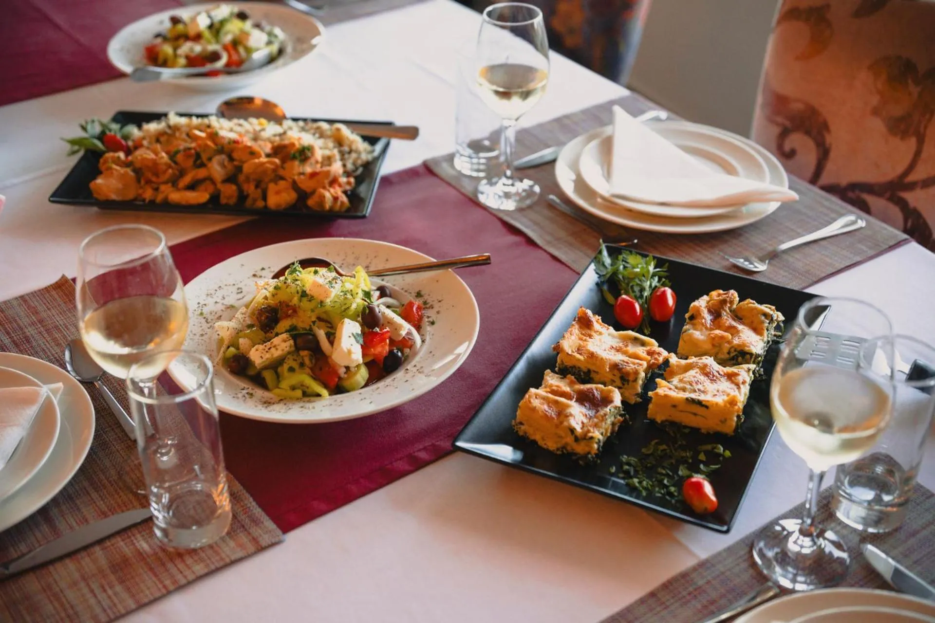 Food and drinks in Hotel Villa Sevasti