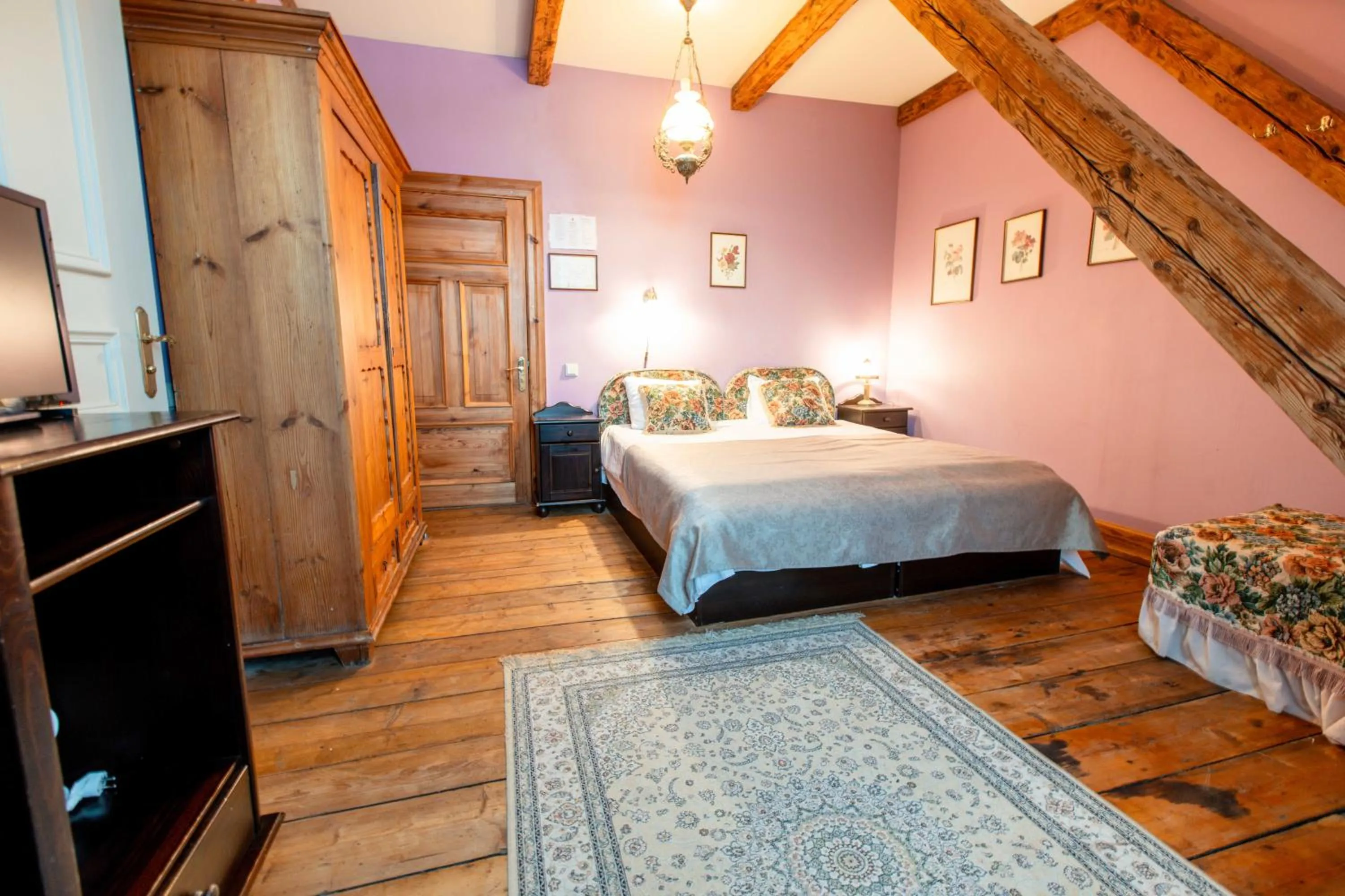 Bed in Marcienas Muiza & SPA