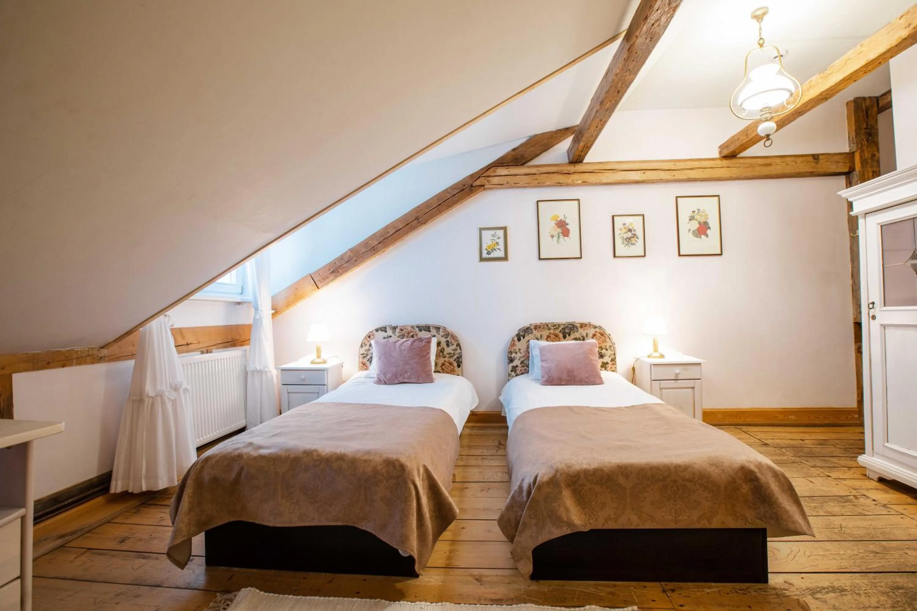 Bed in Marcienas Muiza & SPA