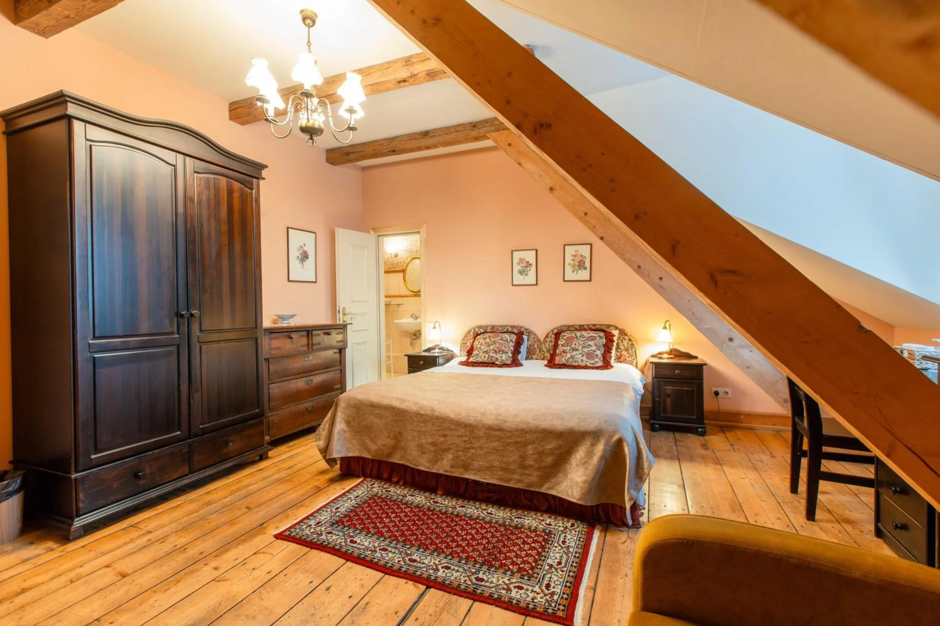 Bed in Marcienas Muiza & SPA