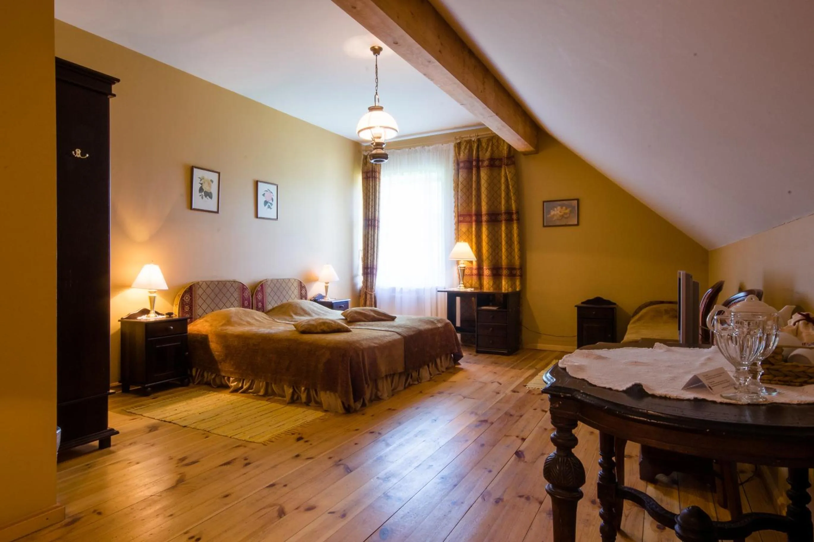 Photo of the whole room, Bed in Marcienas Muiza & SPA