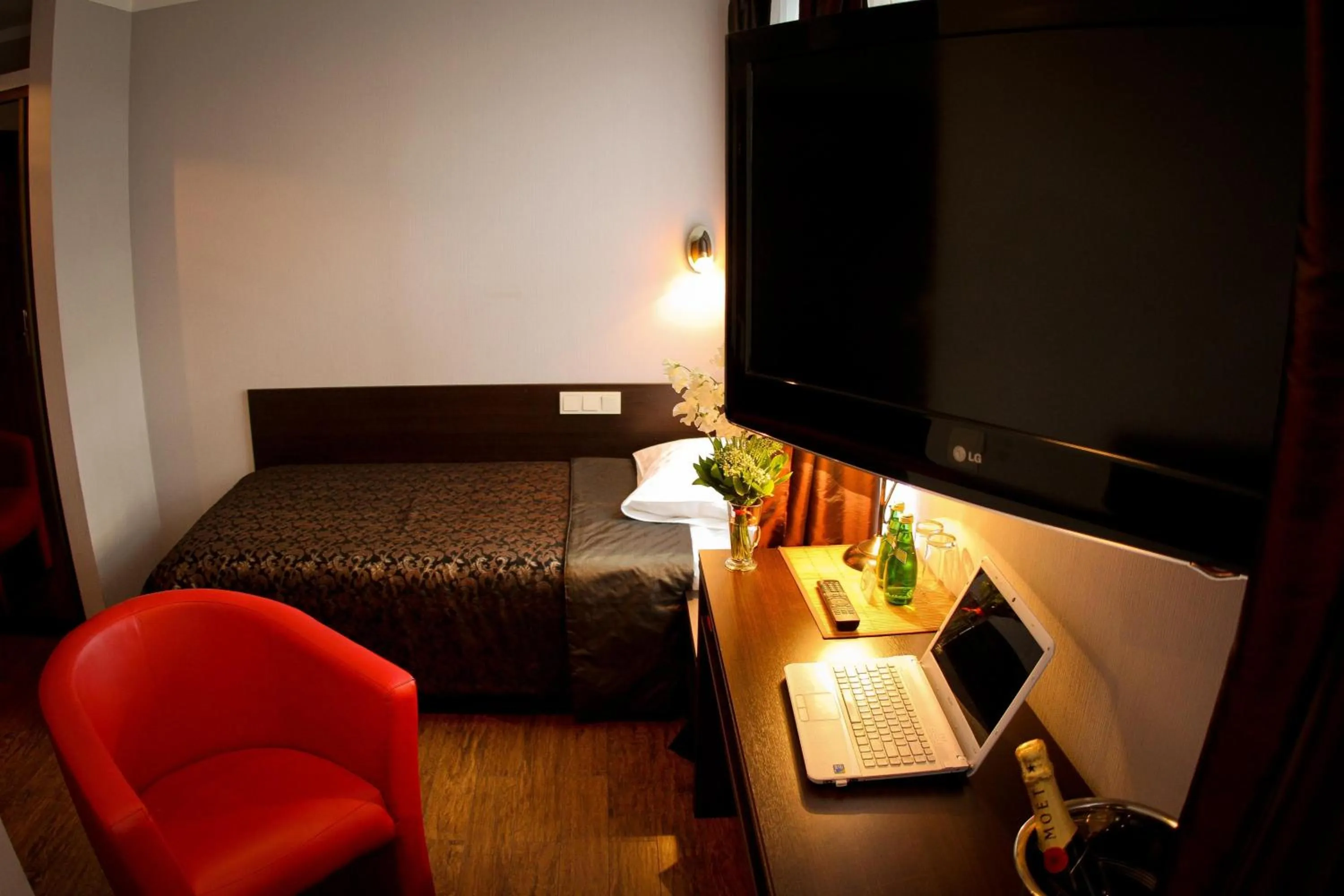 Bed in PRIMO Hotel Riga