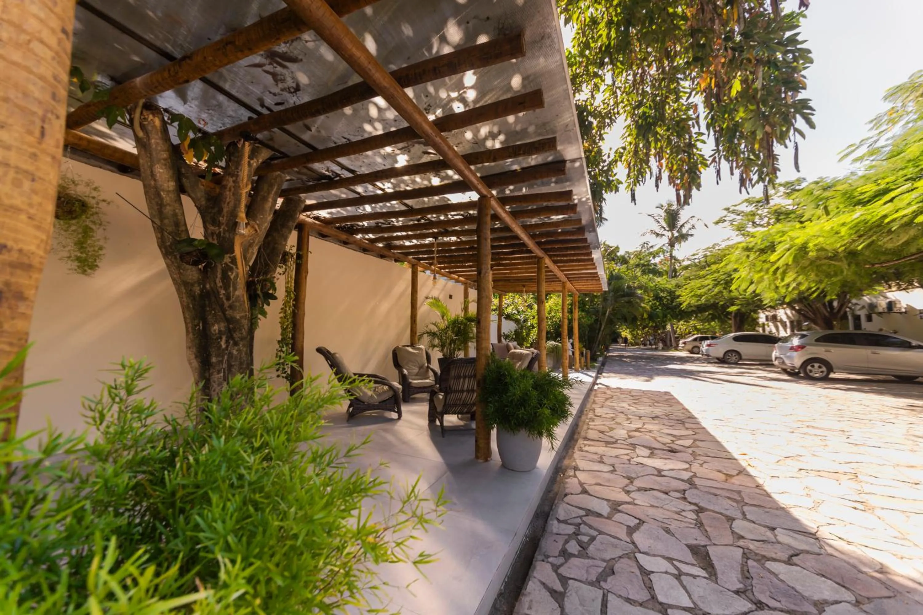 sunbed in Pousada Ponta de Mangue