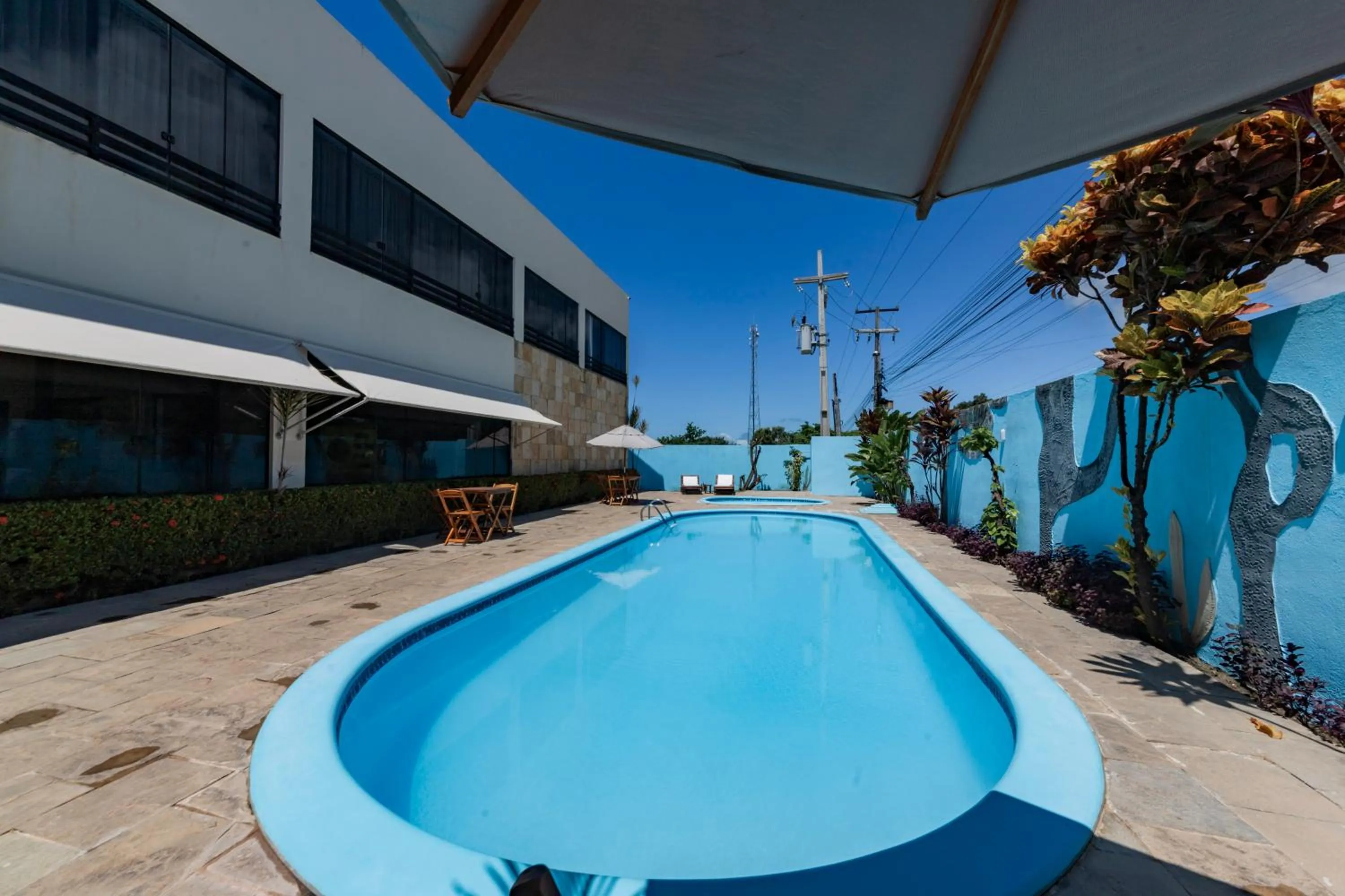 Swimming pool in Pousada Ponta de Mangue