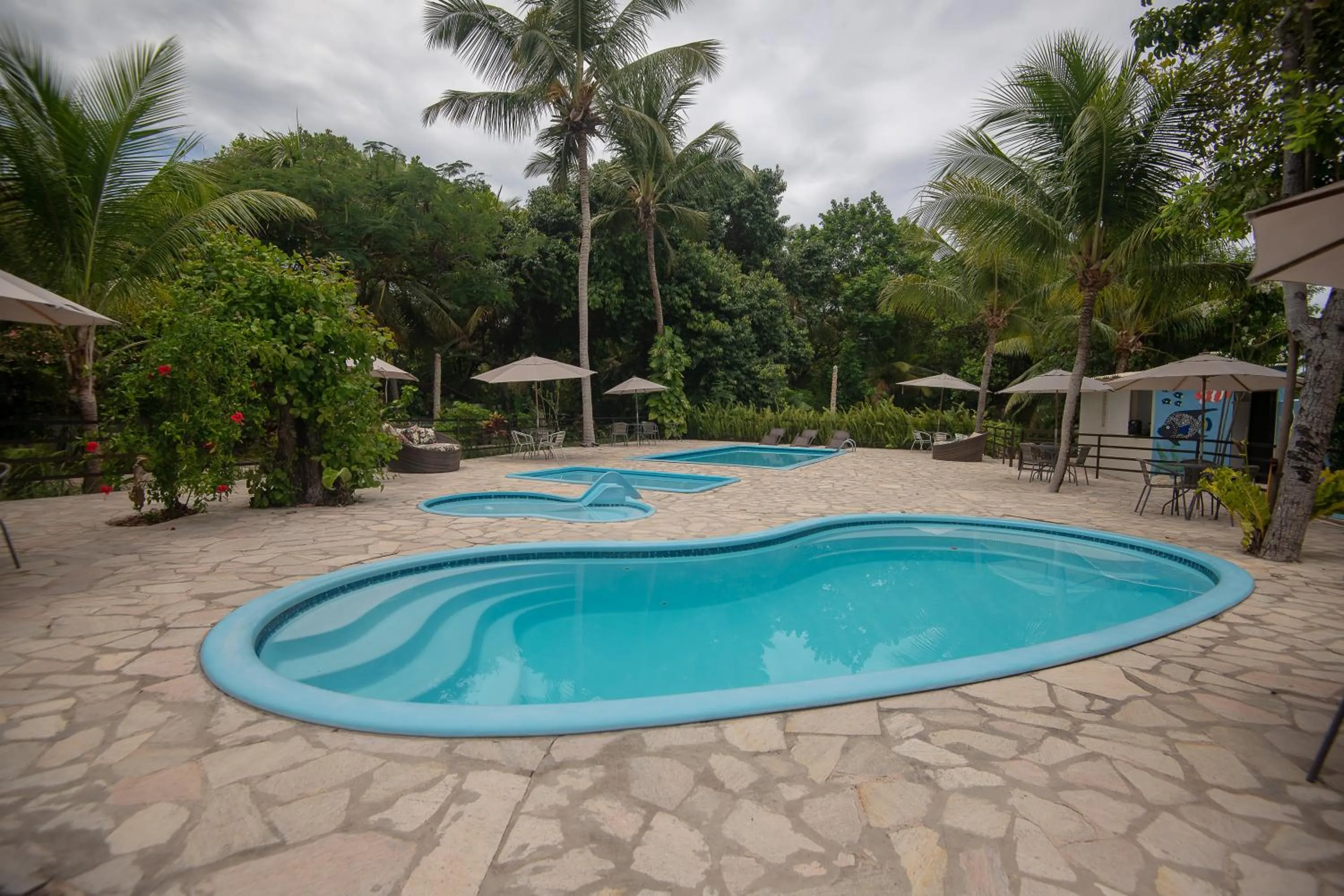 Swimming pool in Pousada Ponta de Mangue