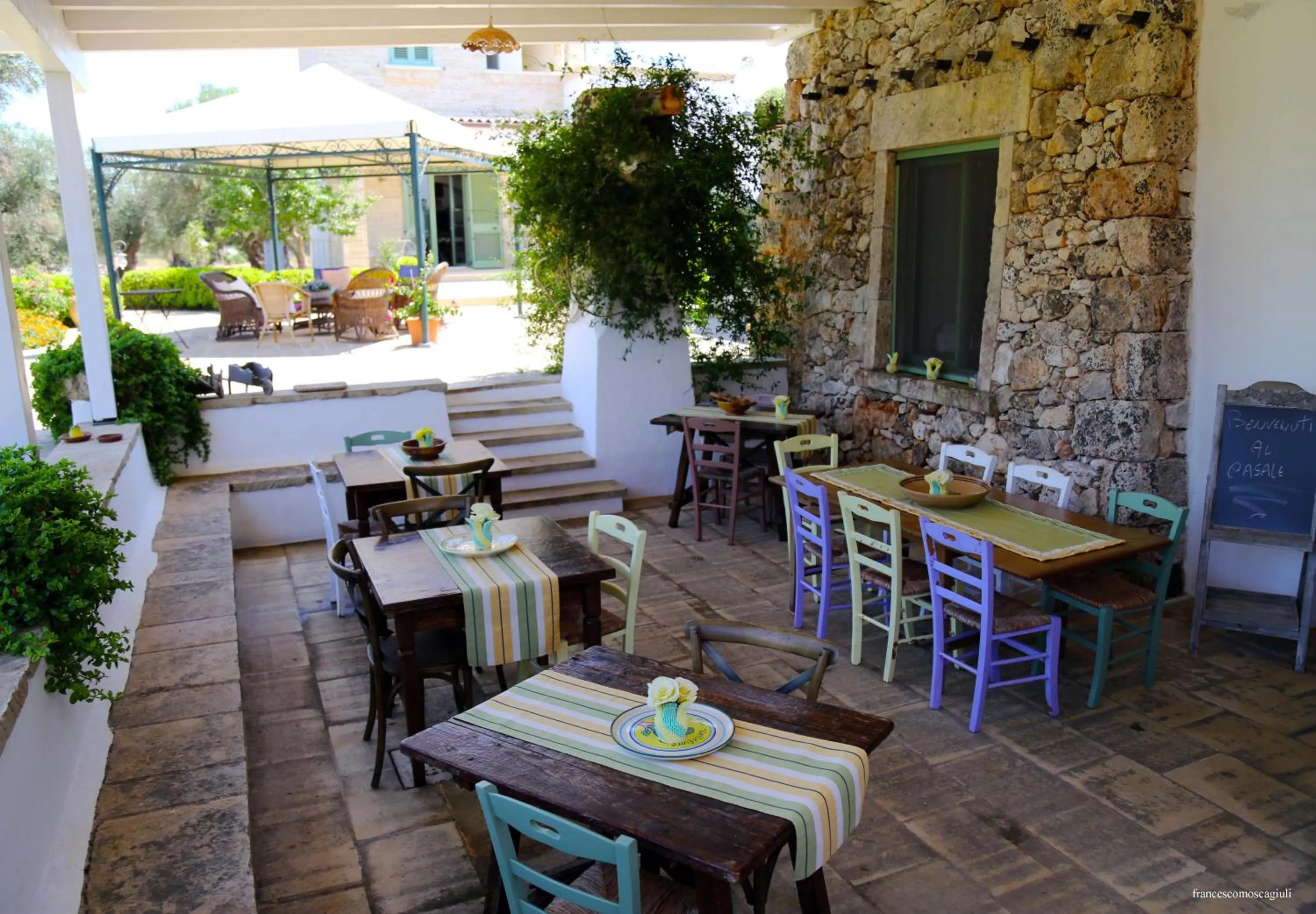 Dining area in Casale de li Canti