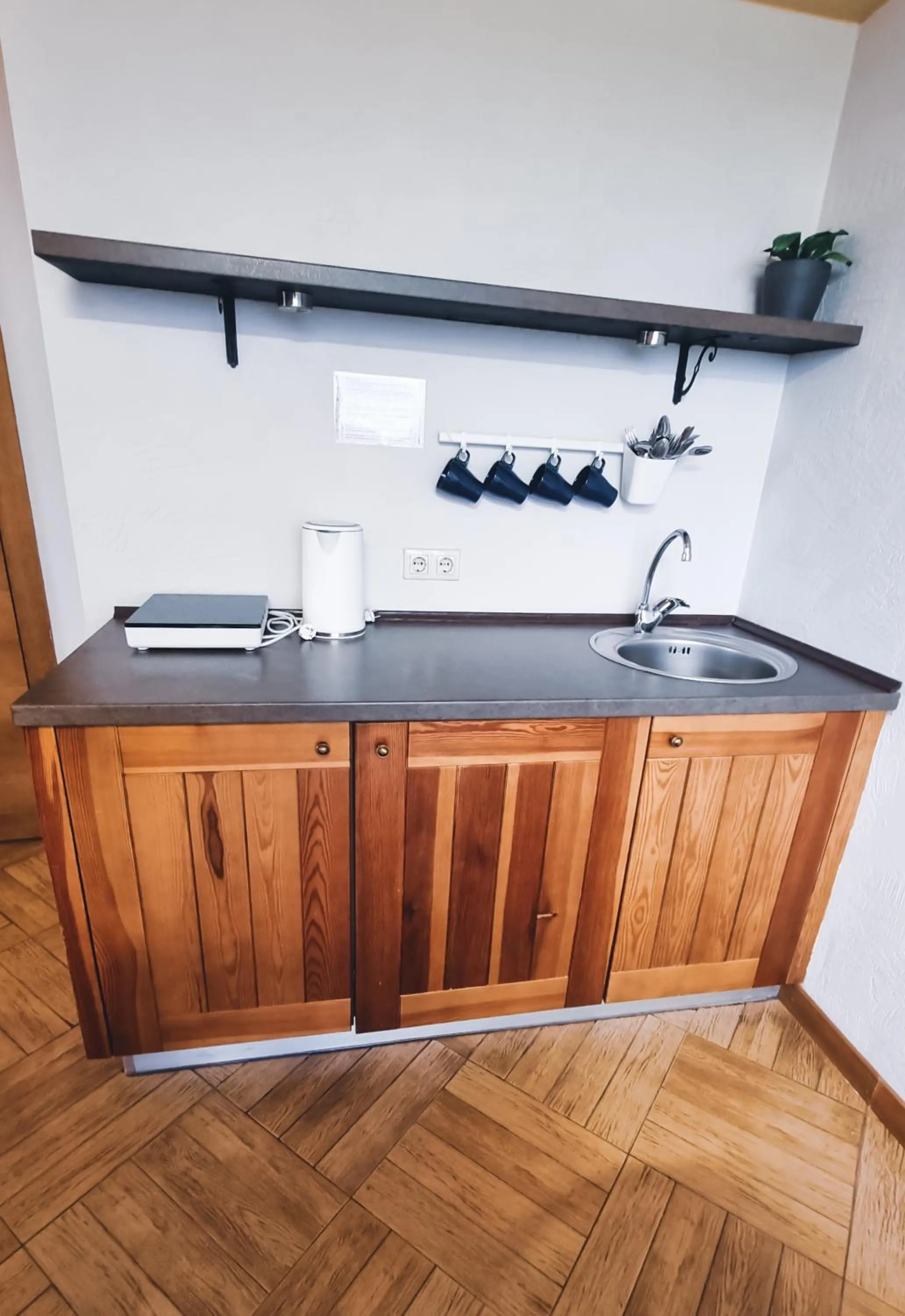 Kitchen or kitchenette in Kapteinu Osta