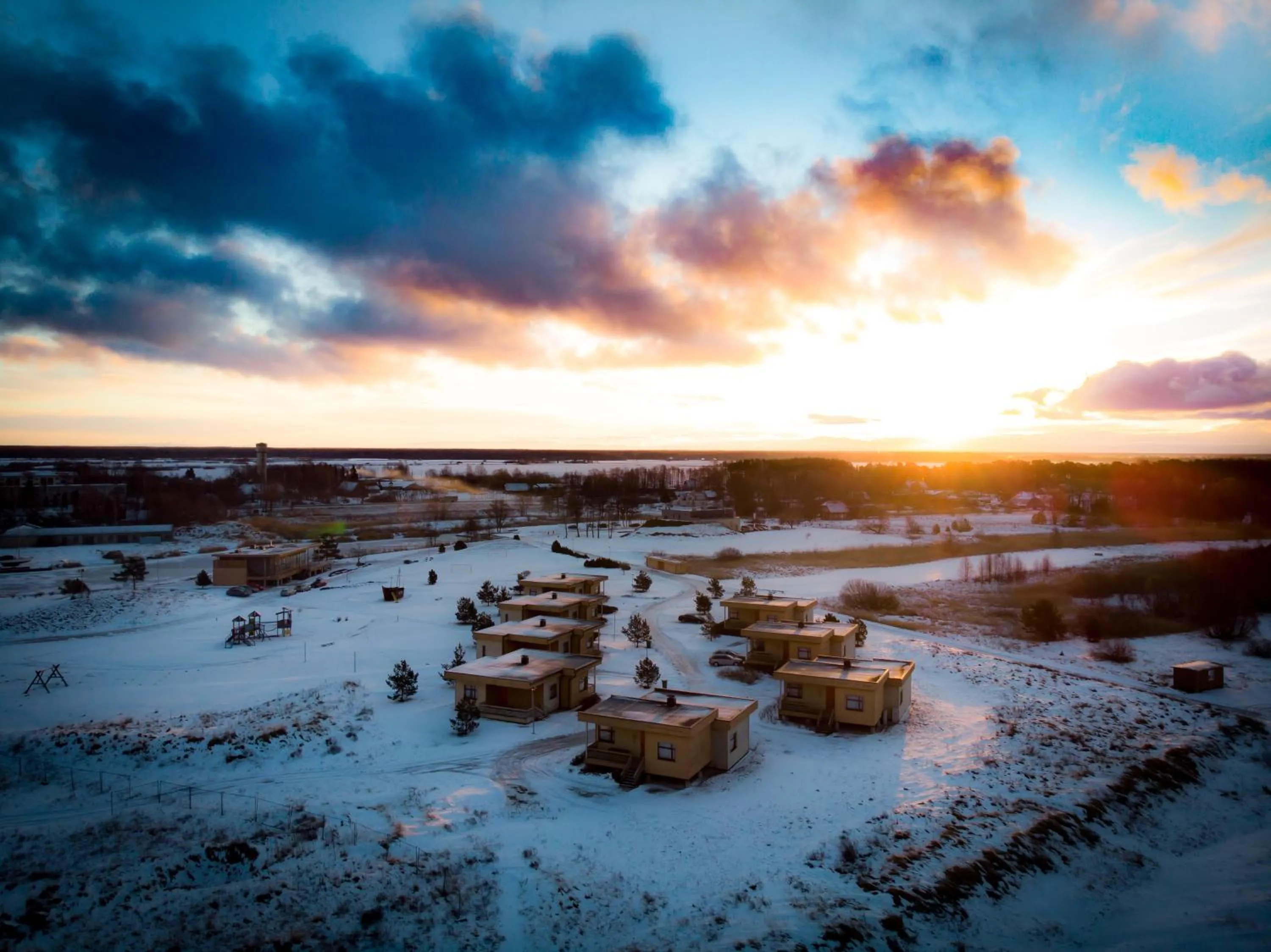 Bird's eye view in Kapteinu Osta