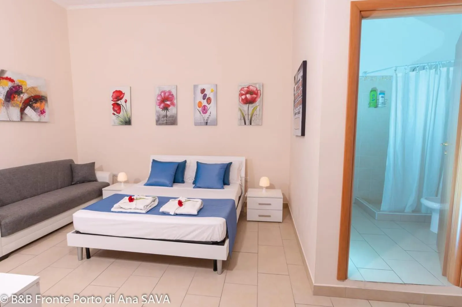 Bed in Alloggio Turistico Port View