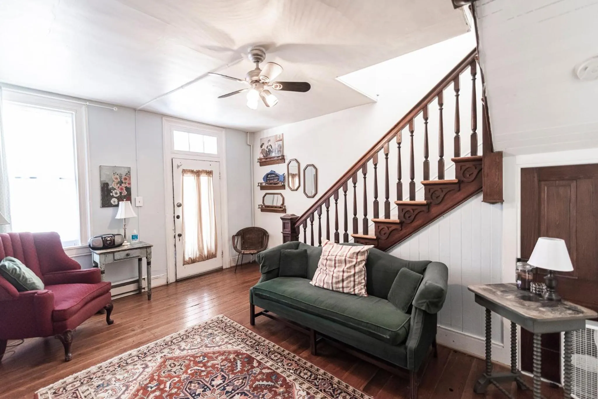 Living room in Armory Quarters A