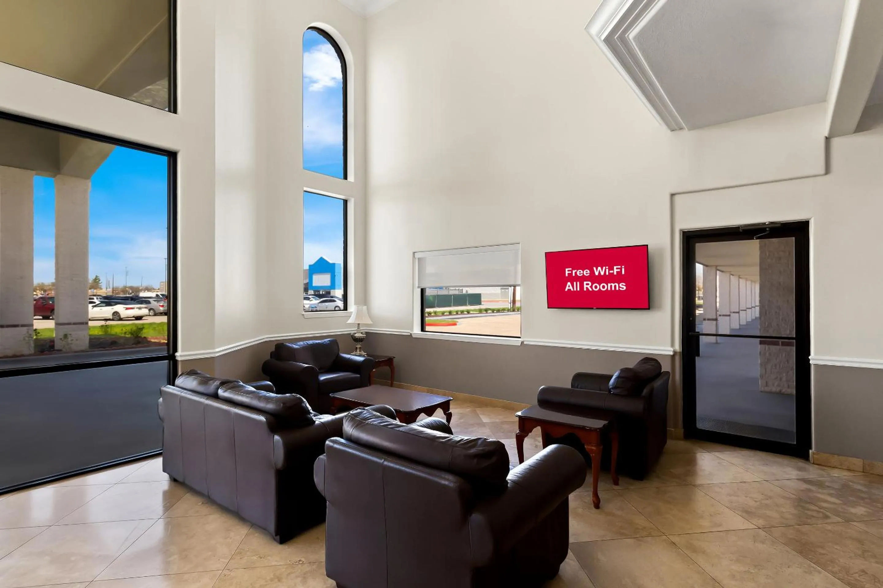 Lobby or reception in Red Roof Inn Stafford, TX