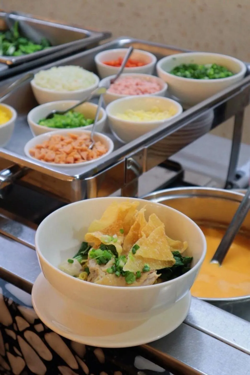 Breakfast in Mii Hotel Srinakarin