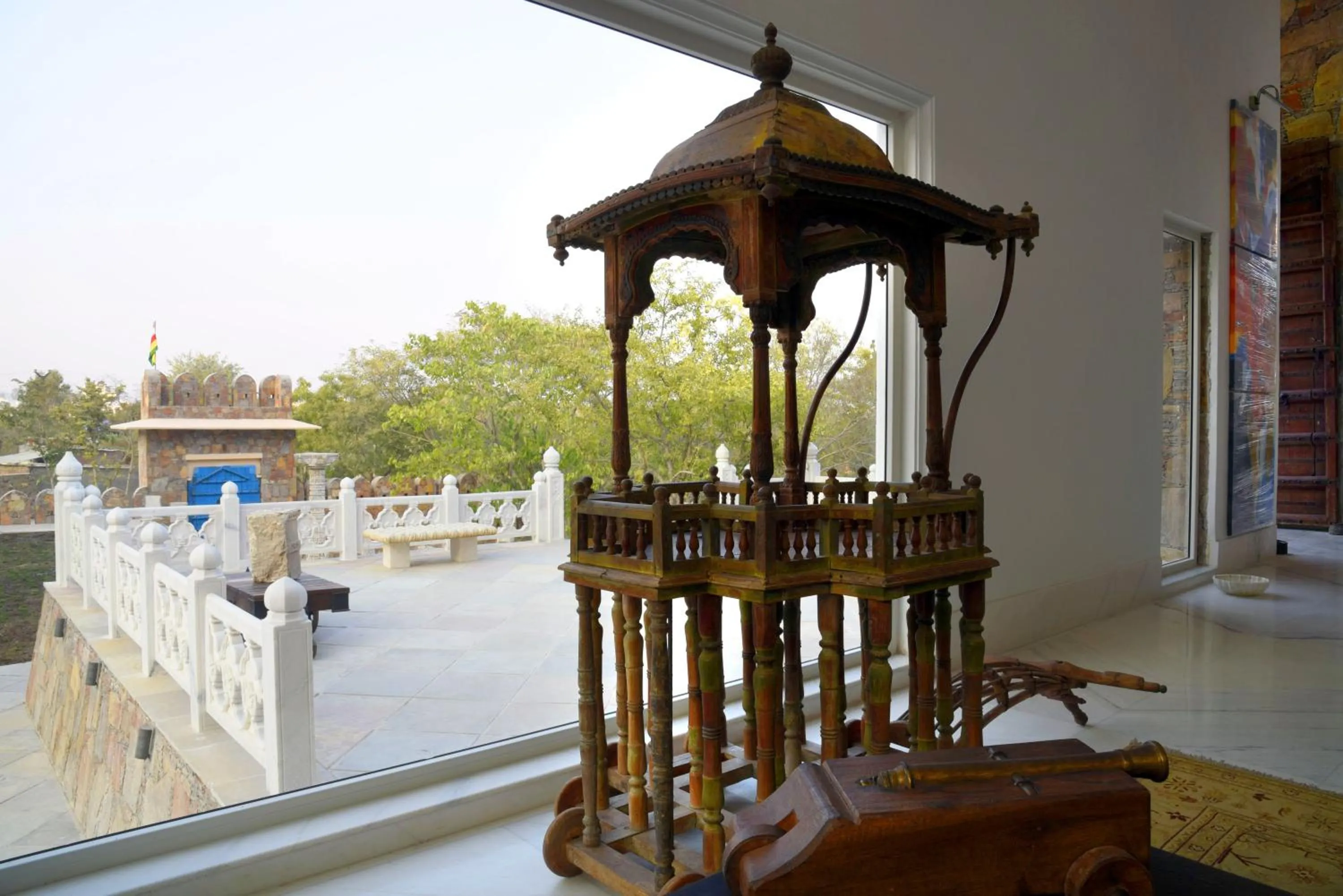 Balcony/Terrace in Fateh Niwas by Fateh Collection