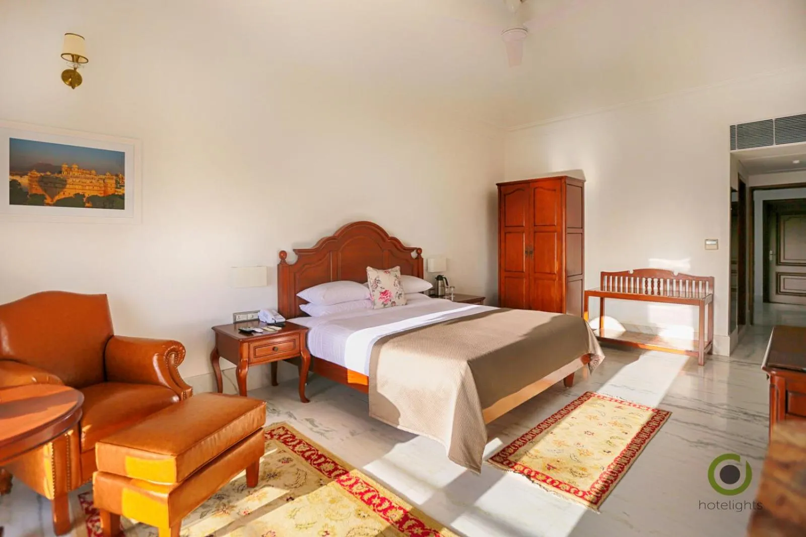 View (from property/room), Bed in Fateh Niwas by Fateh Collection
