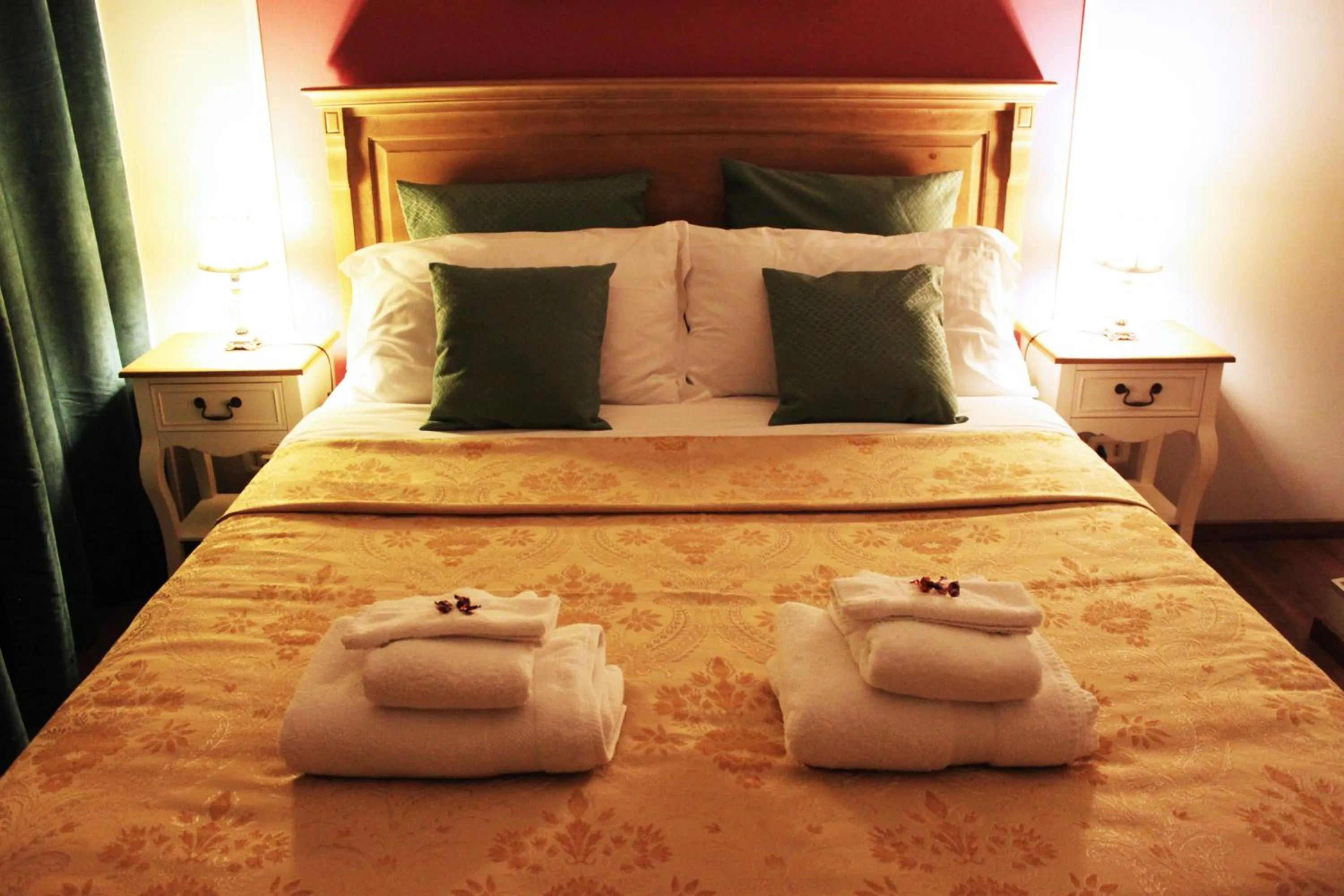 Bed in Raphael Rooms