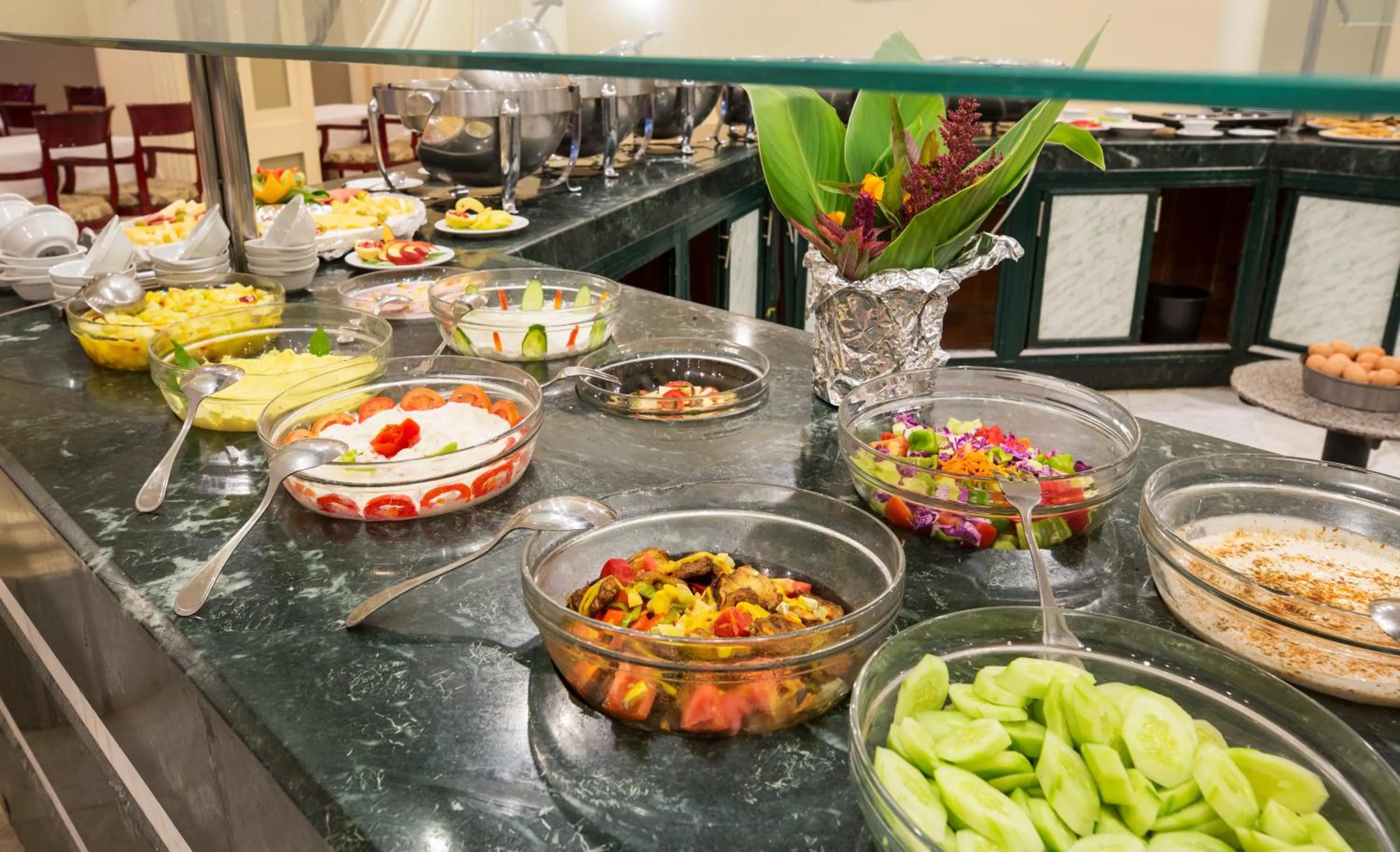 Food and drinks in Obelisk Nile Hotel Aswan