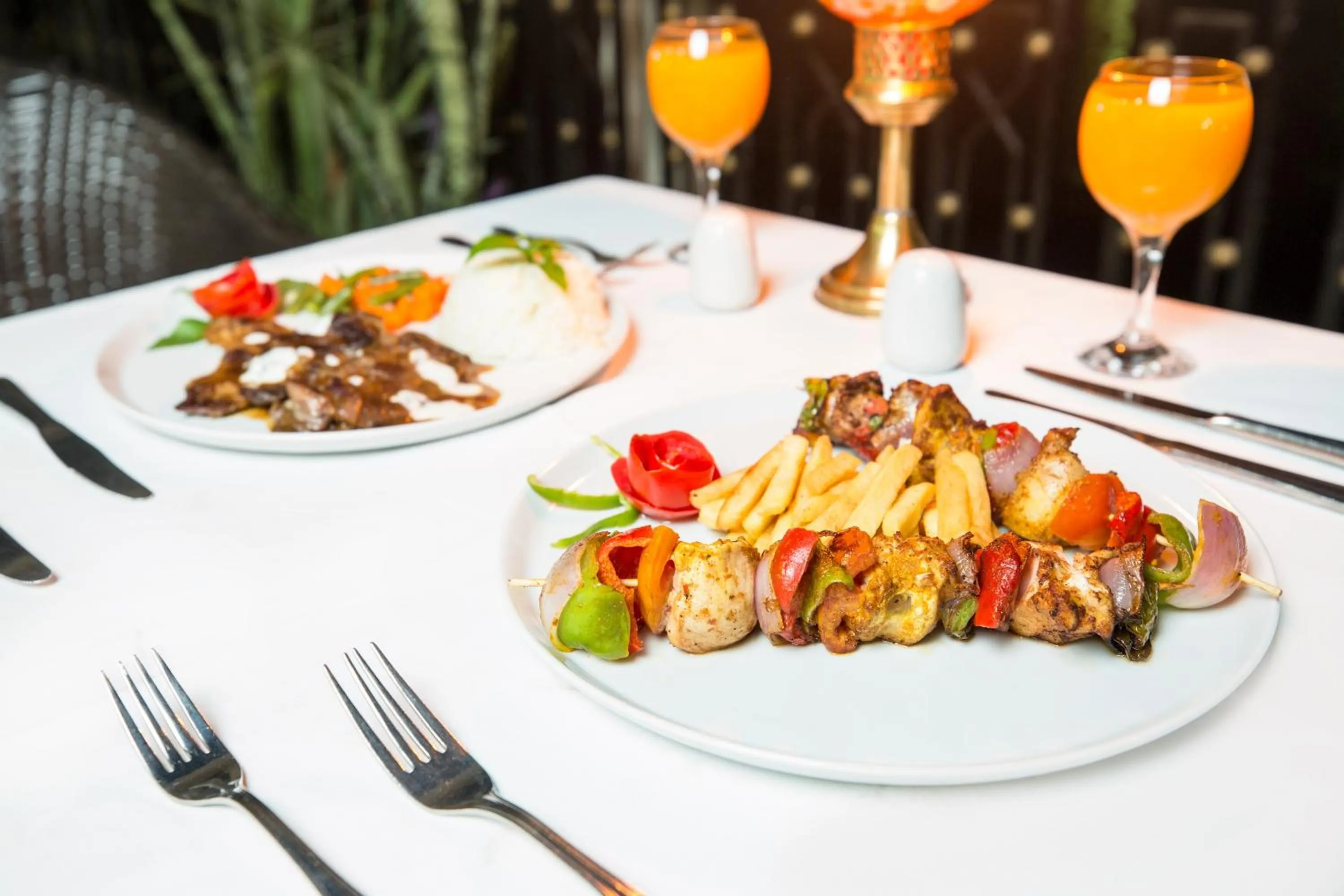 Food and drinks in Obelisk Nile Hotel Aswan