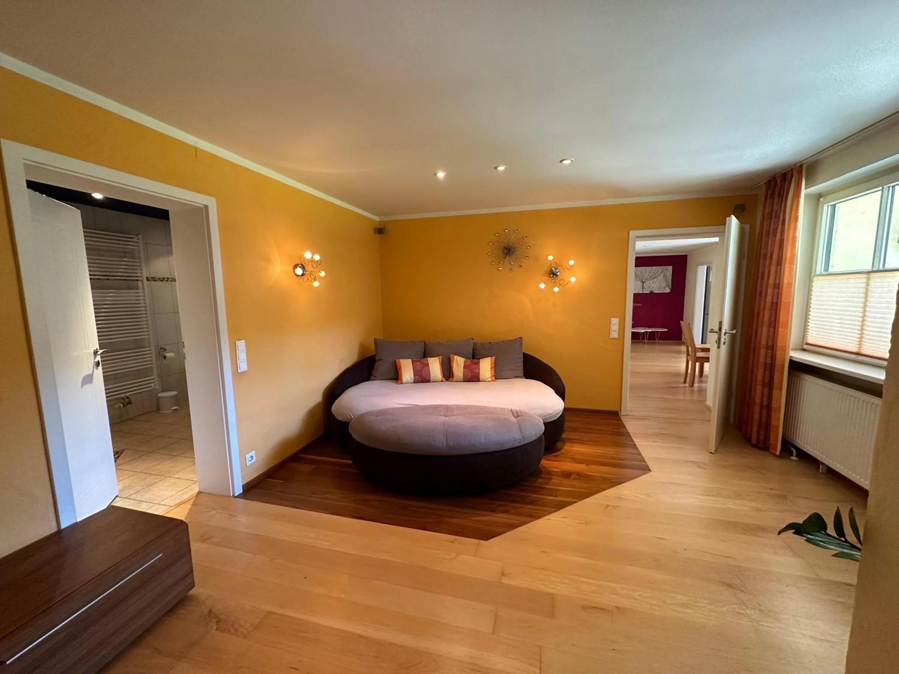 Living room, Bed in Ferienwohnung Lisa