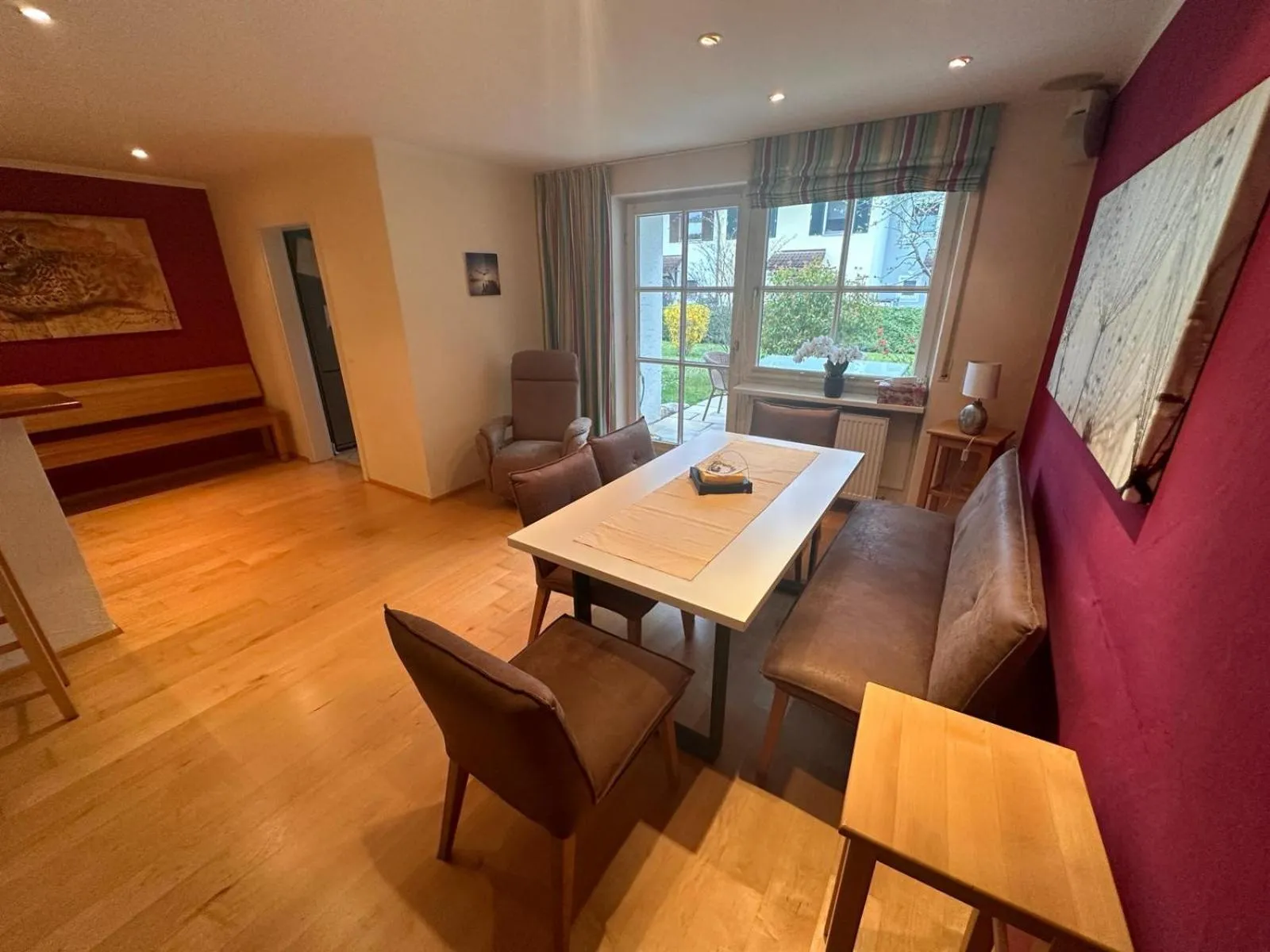 Dining area in Ferienwohnung Lisa