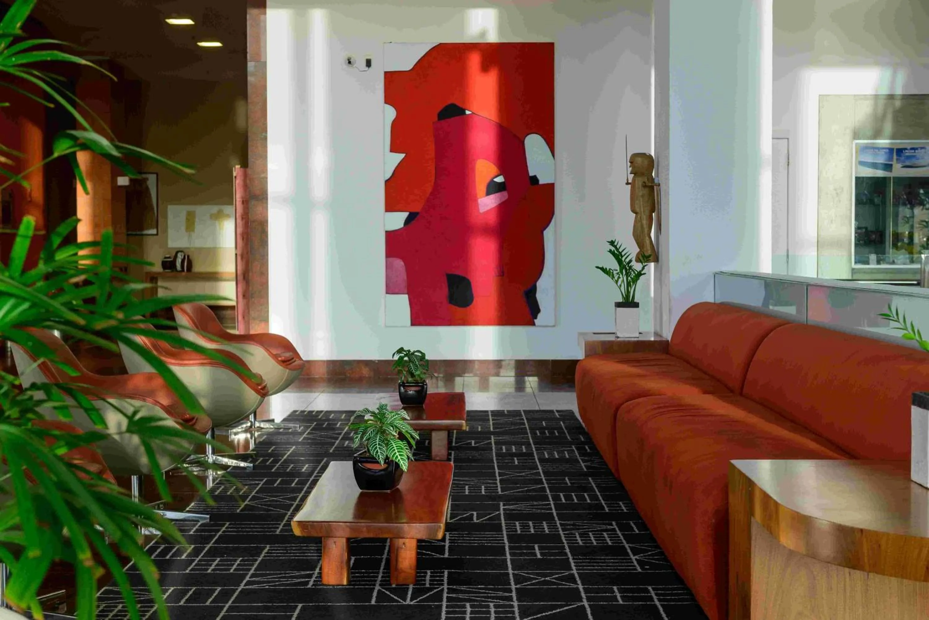 Lobby or reception in Hotel Luzeiros São Luis