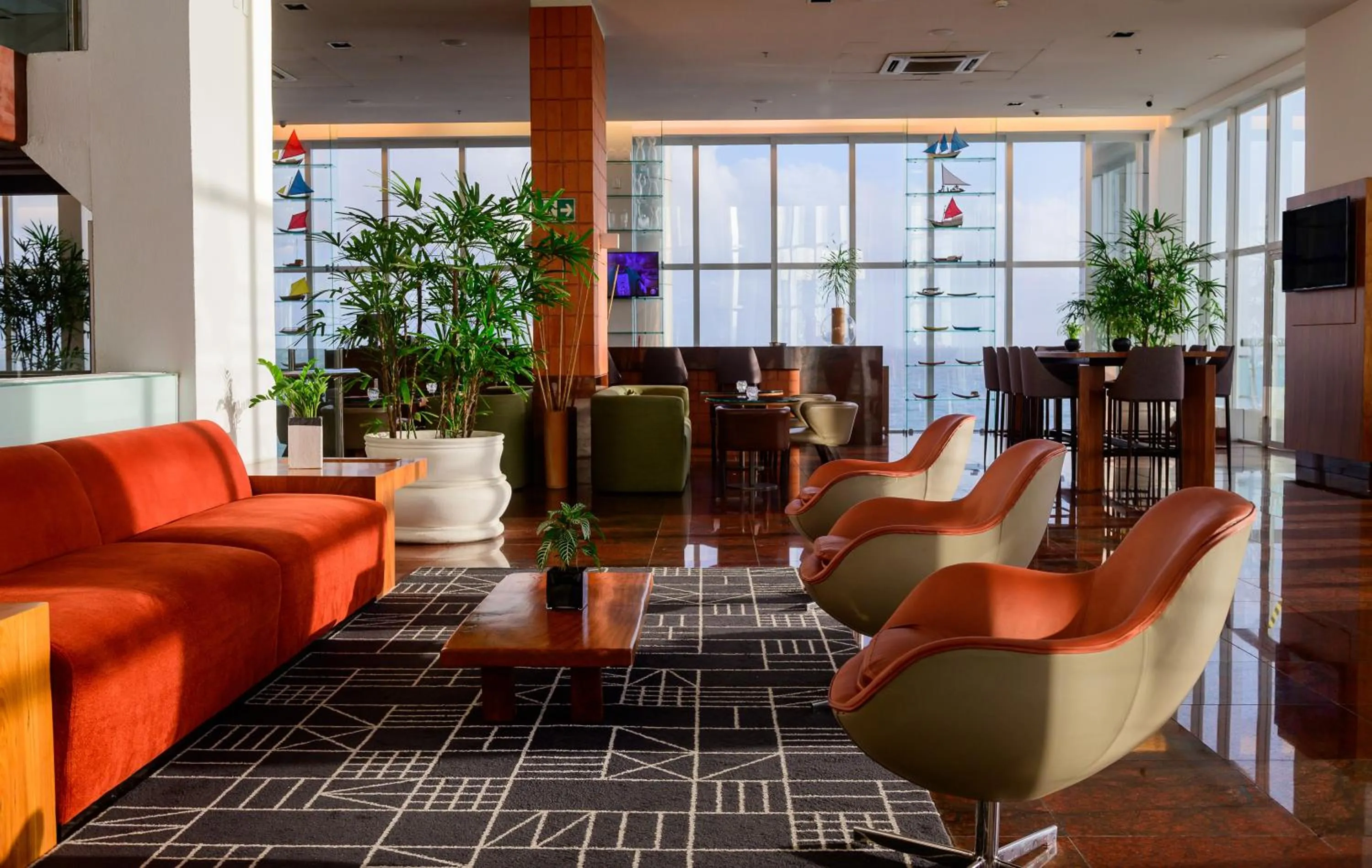 Lobby or reception in Hotel Luzeiros São Luis