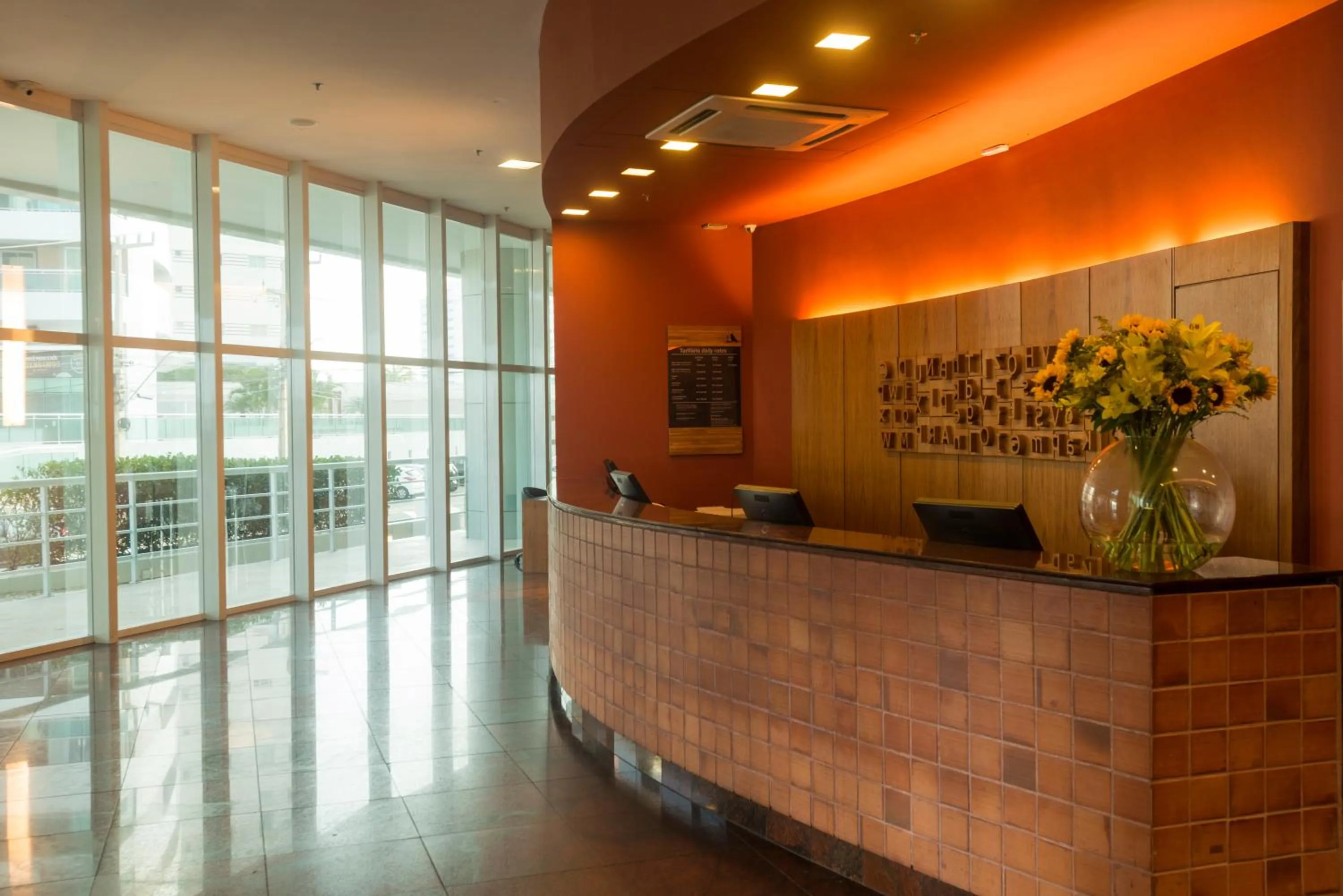 Lobby or reception in Hotel Luzeiros São Luis
