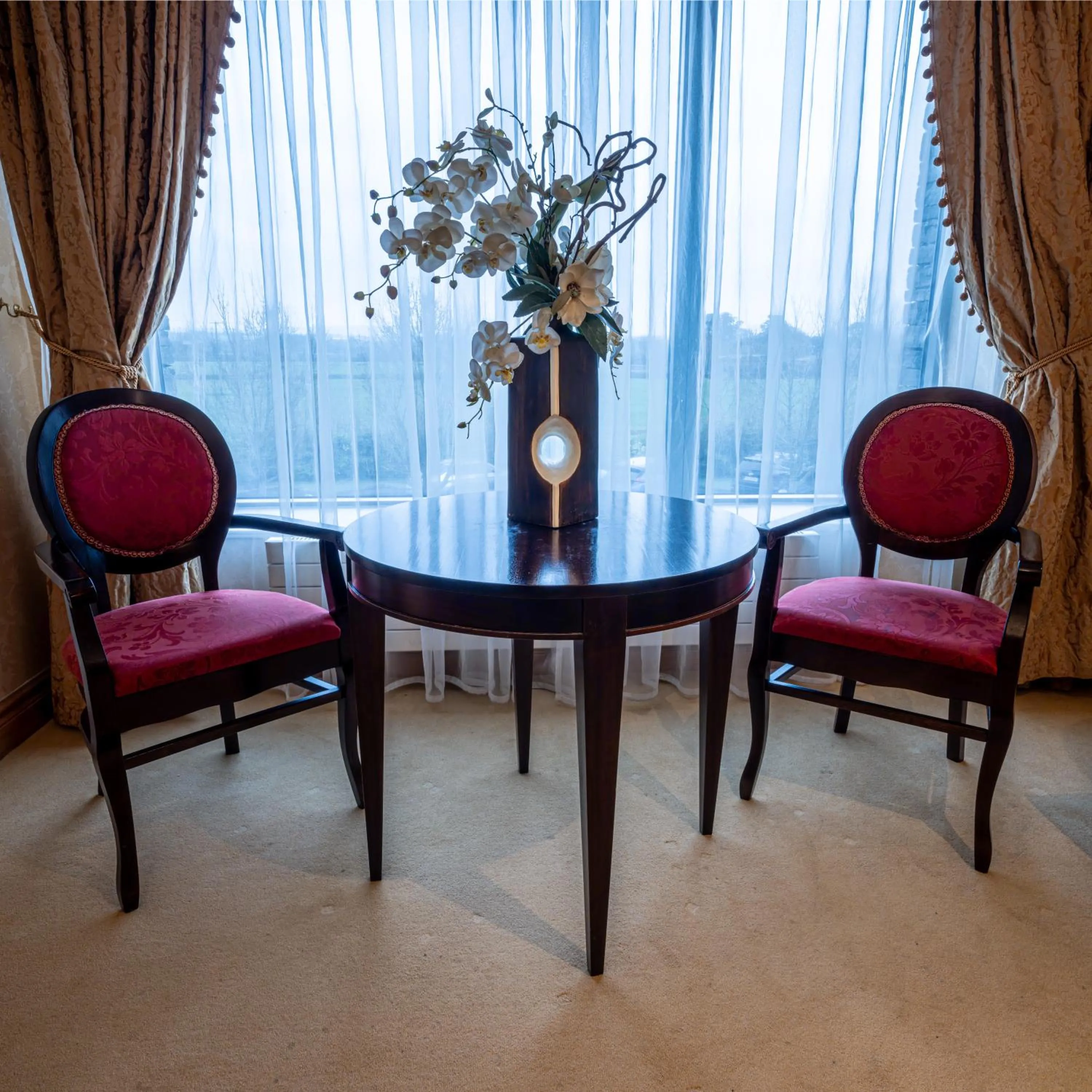 Seating area in Kettles Country House Hotel