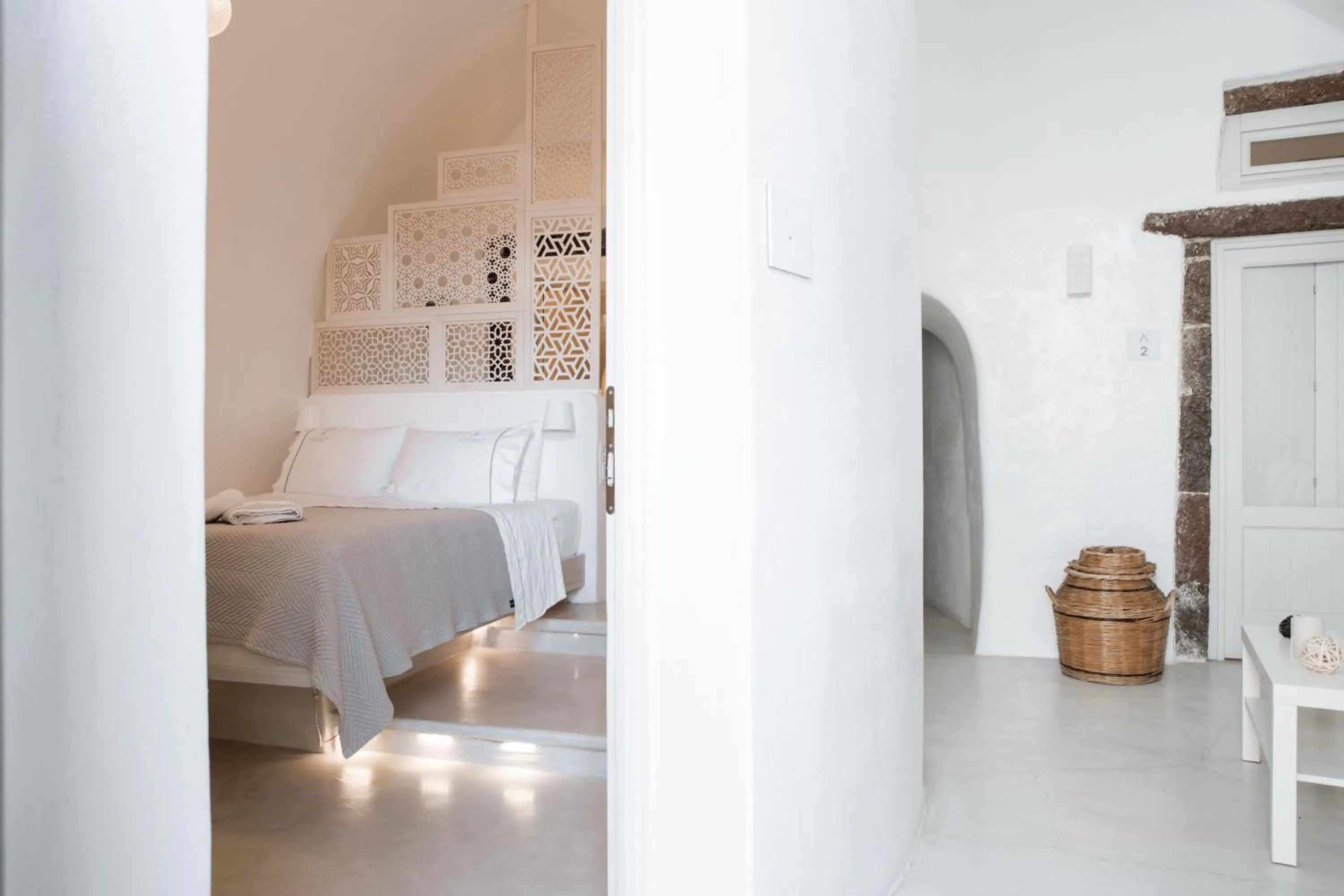 Bed in Aperto Suites - Adults Only