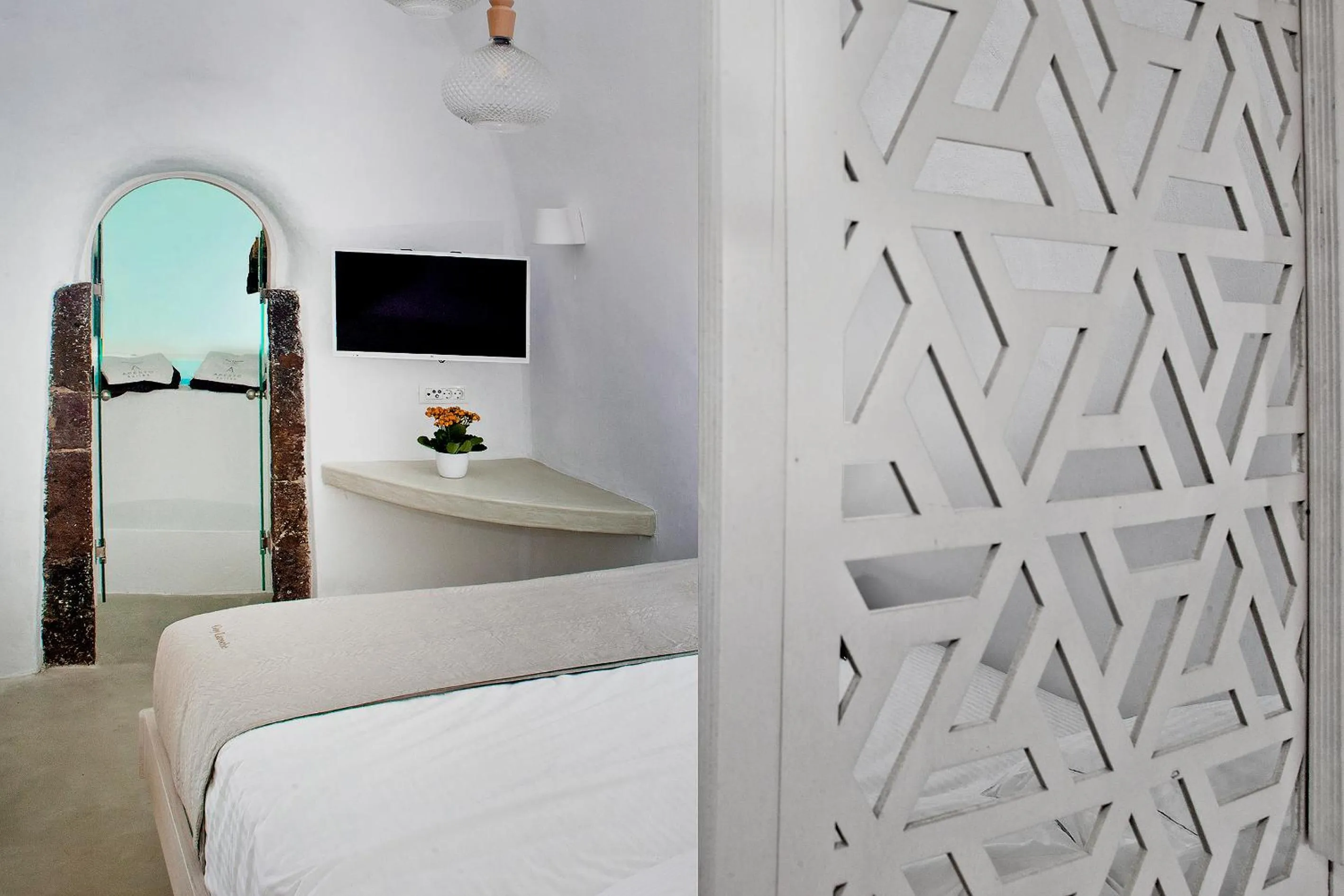 Bedroom, Bed in Aperto Suites - Adults Only
