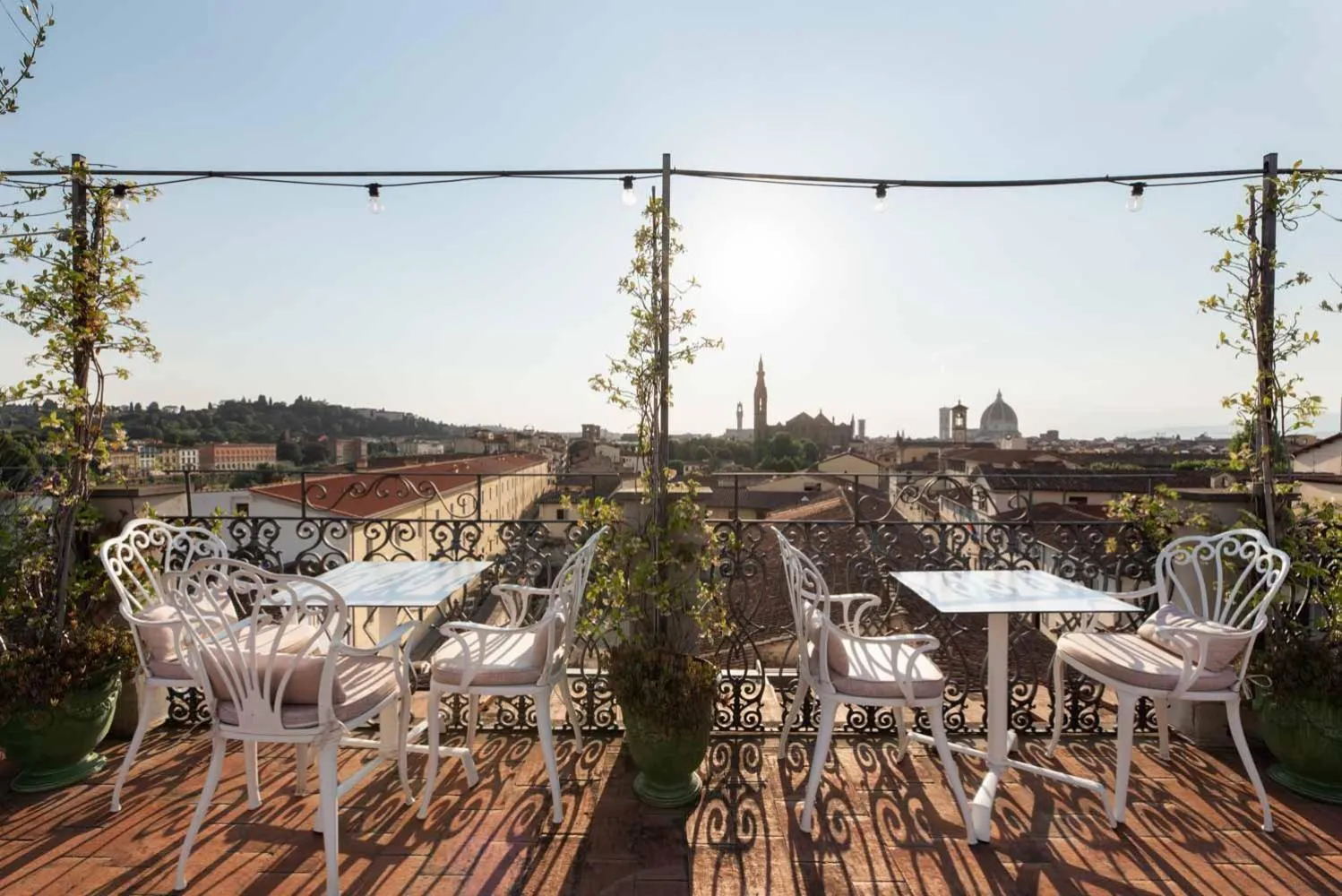 Balcony/Terrace in Eurostars Florence Boutique
