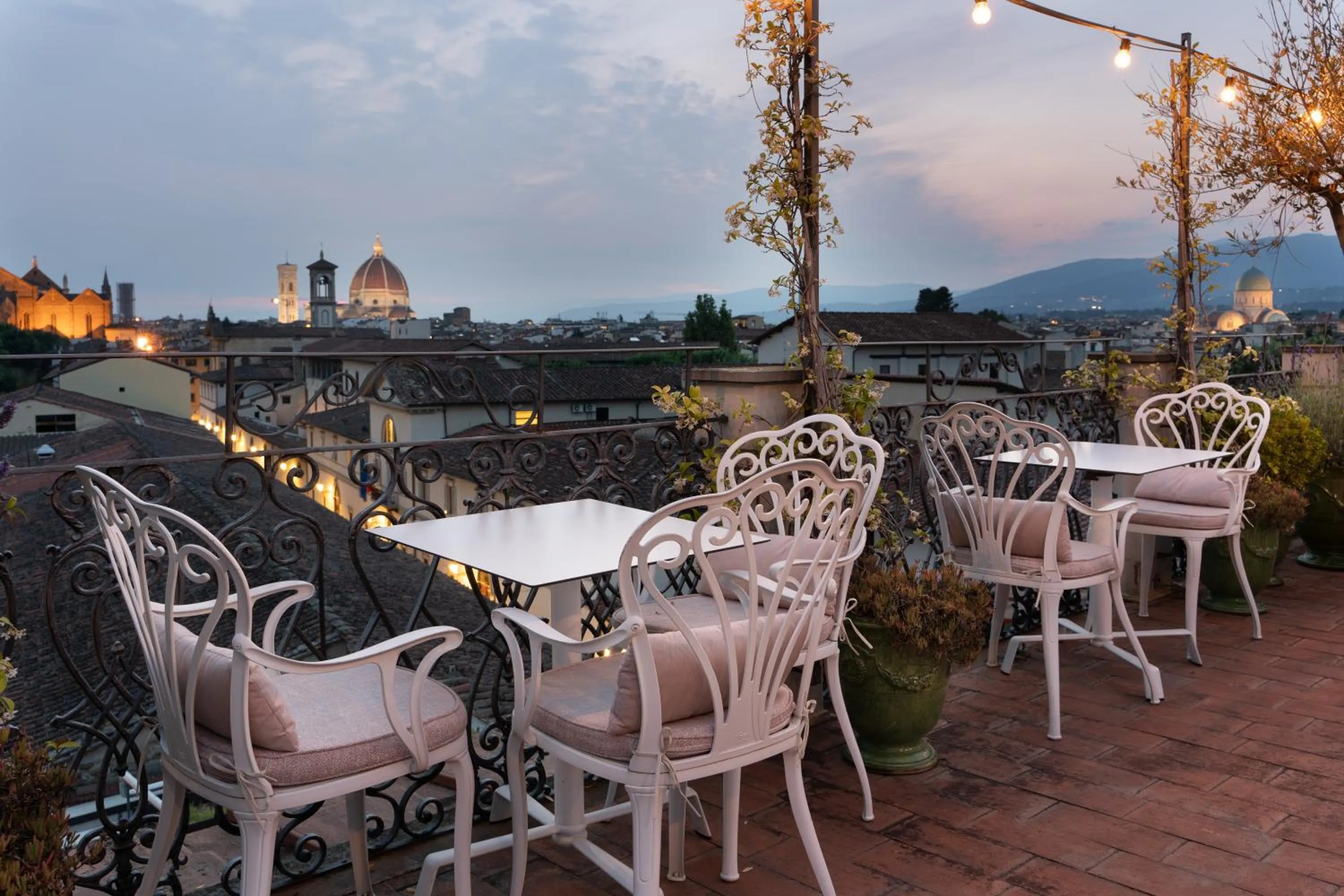 Balcony/Terrace in Eurostars Florence Boutique