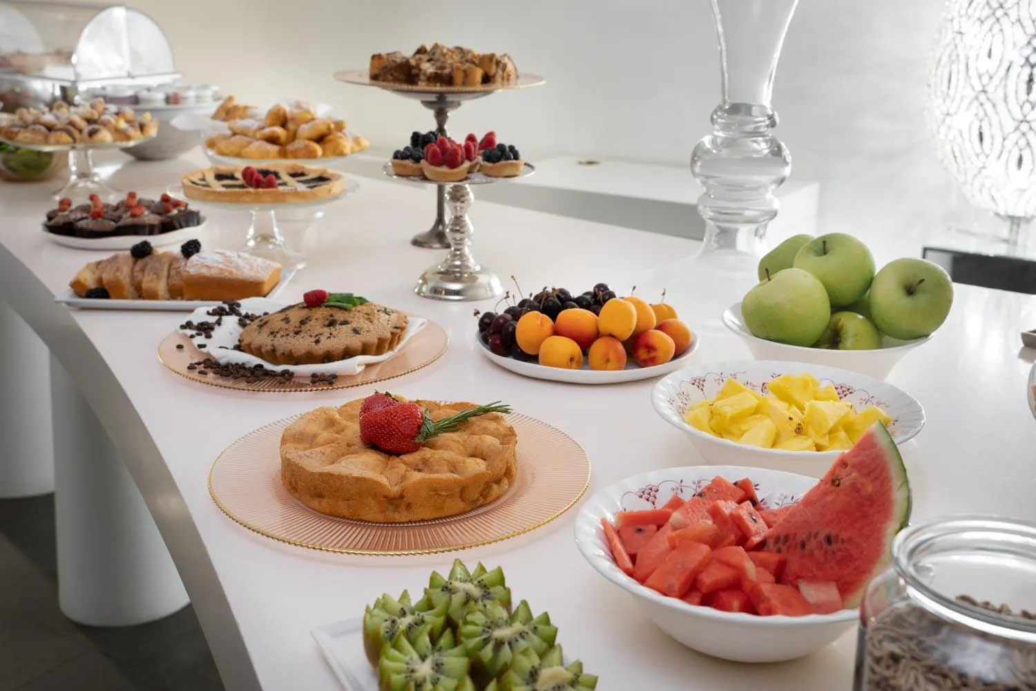 Buffet breakfast in Eurostars Florence Boutique