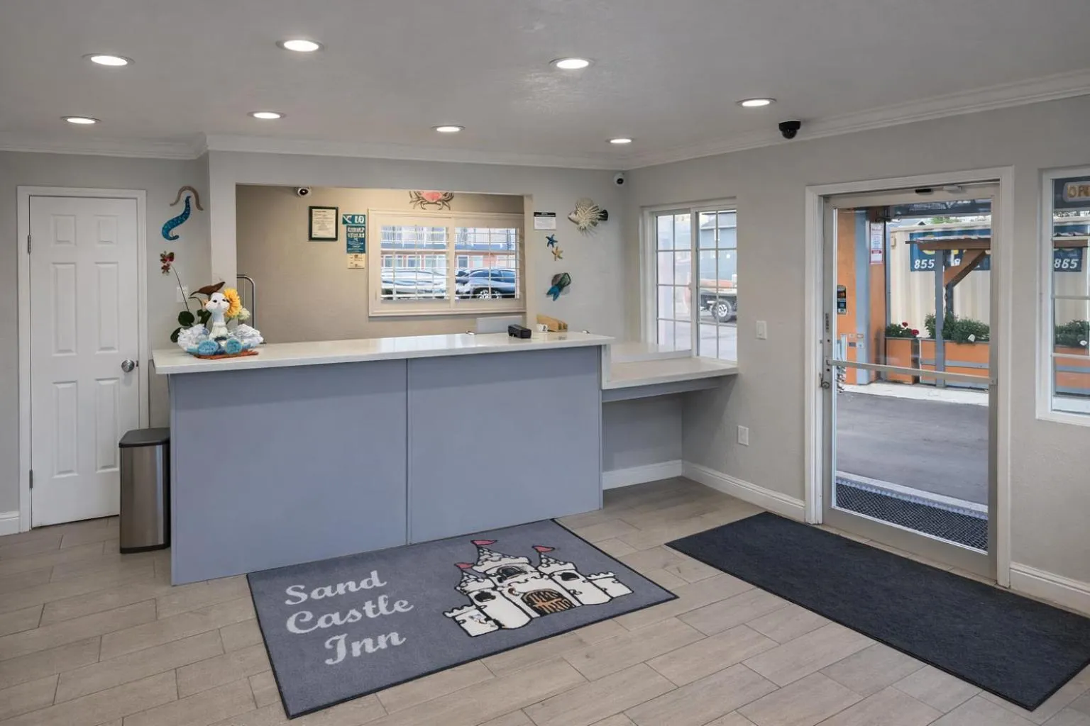 Lobby or reception in Sand Castle Inn