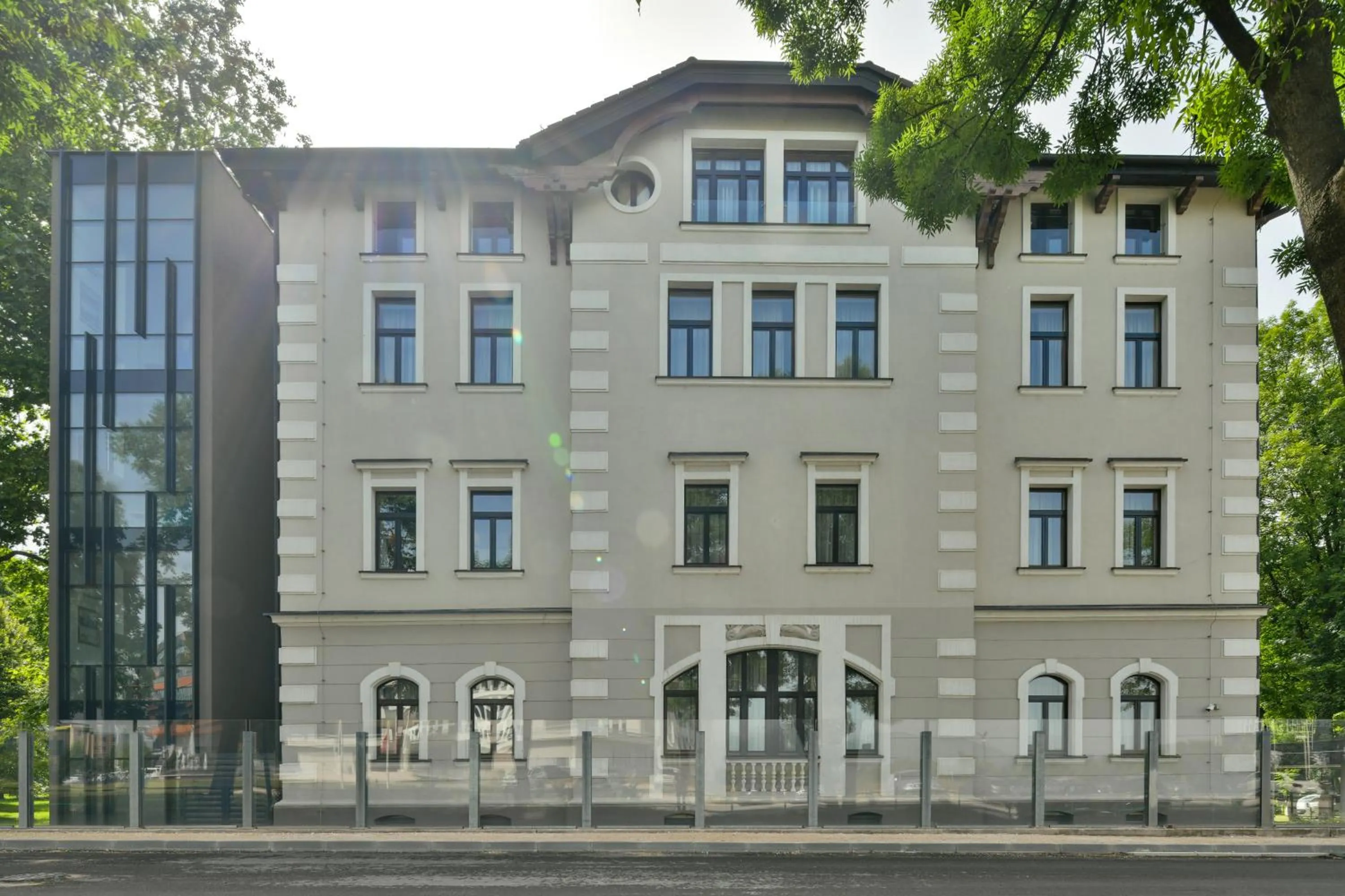 Property building in Heritage Hotel Krone