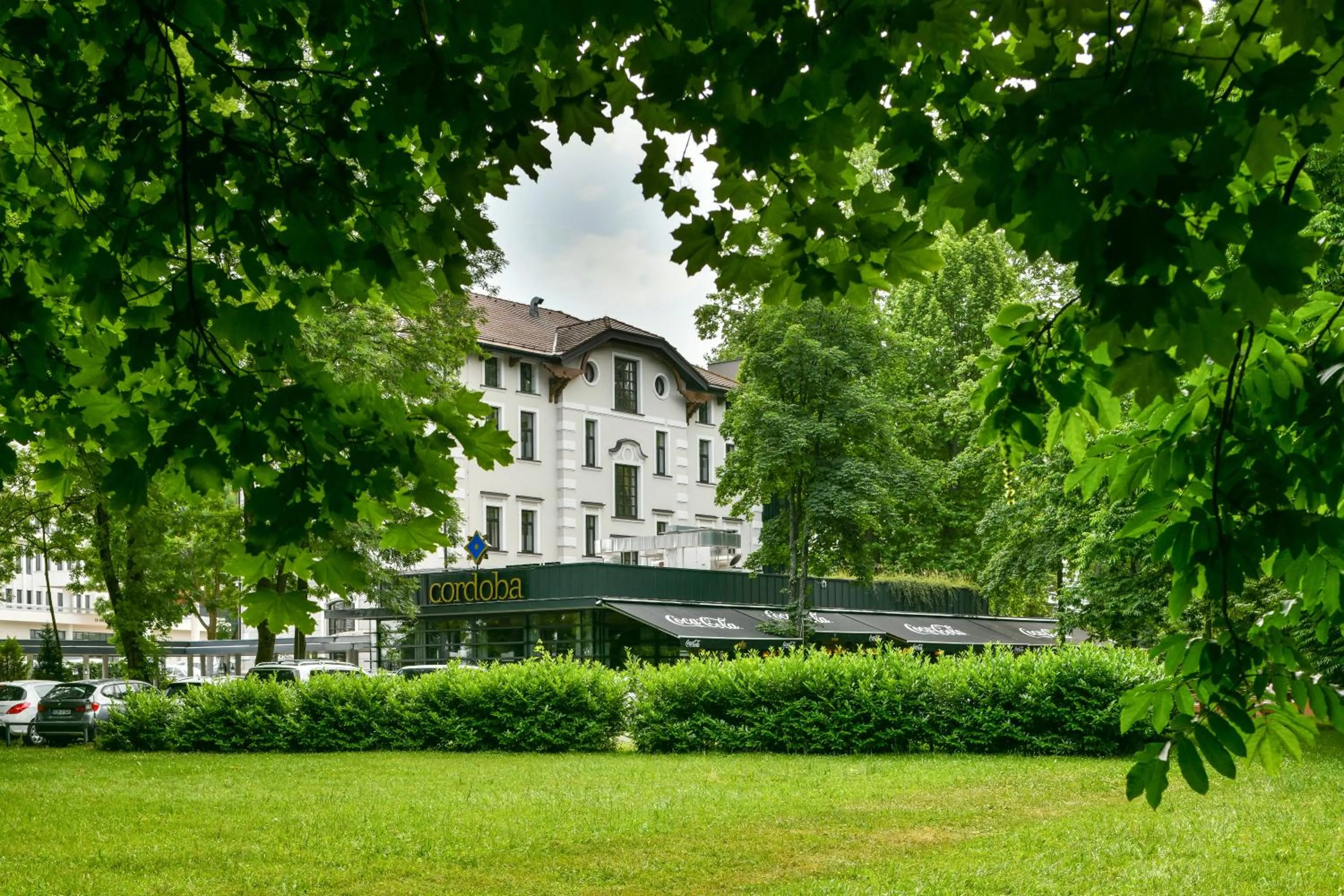 Property building in Heritage Hotel Krone