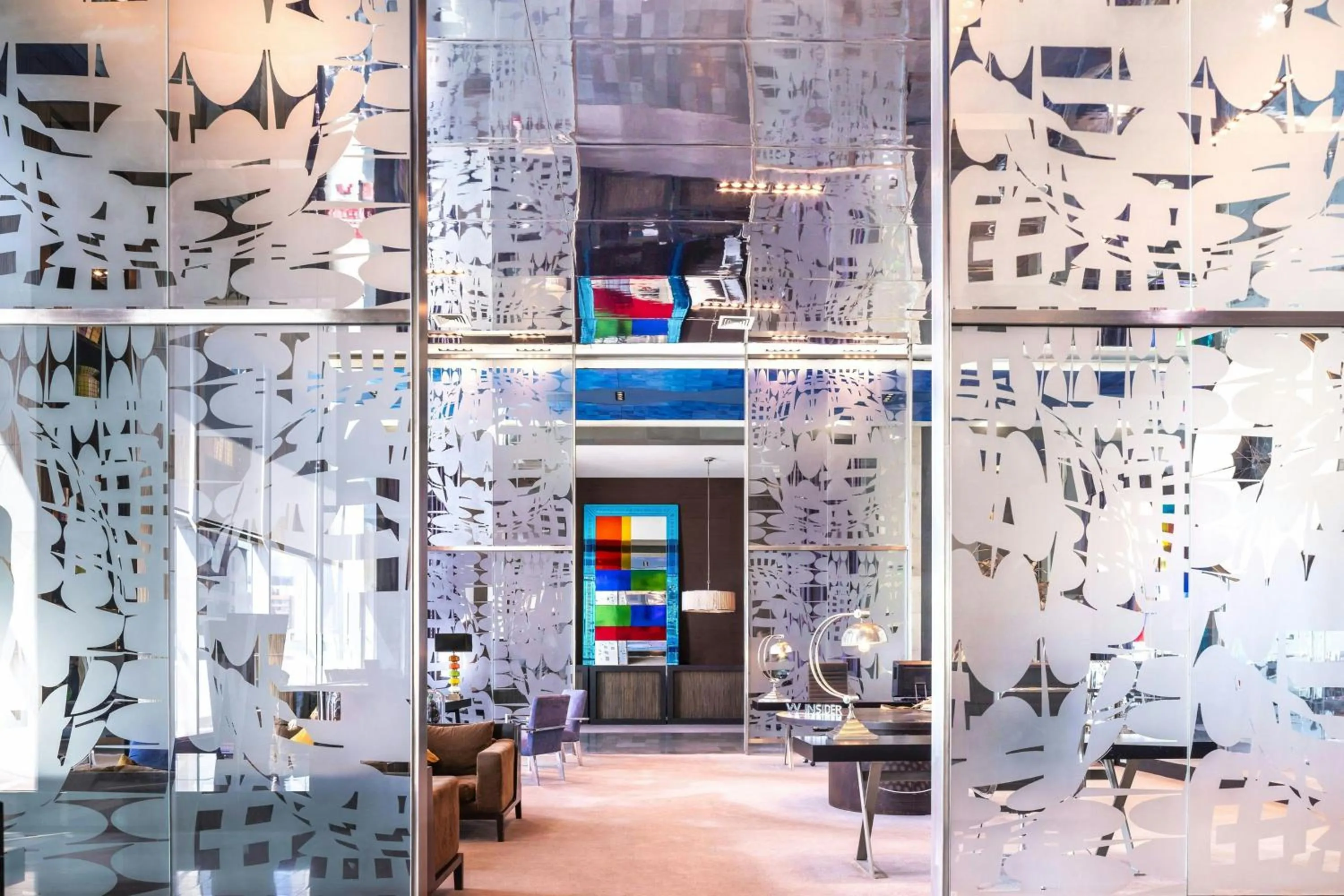 Lobby or reception in W Santiago