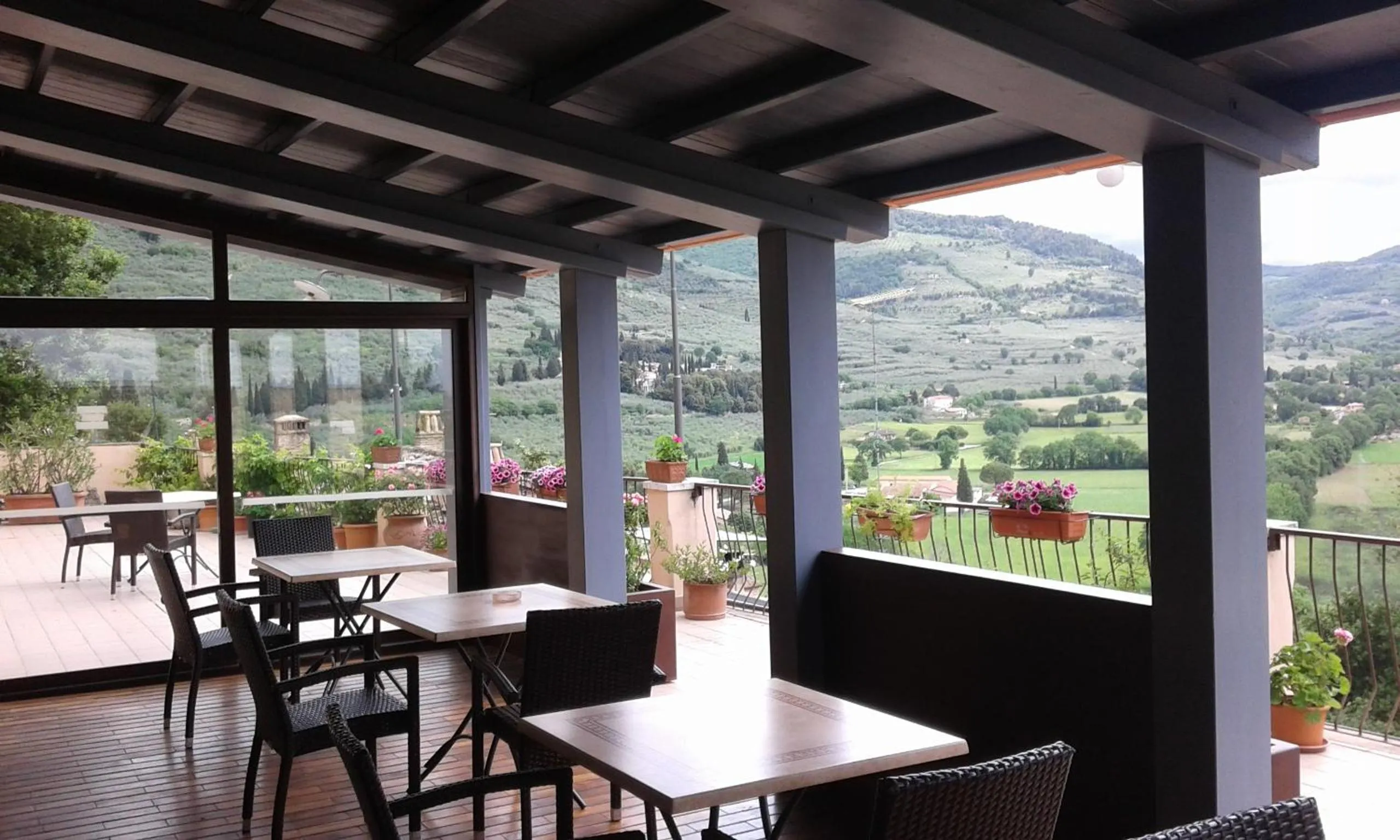 Balcony/Terrace in Albergo Il Cacciatore