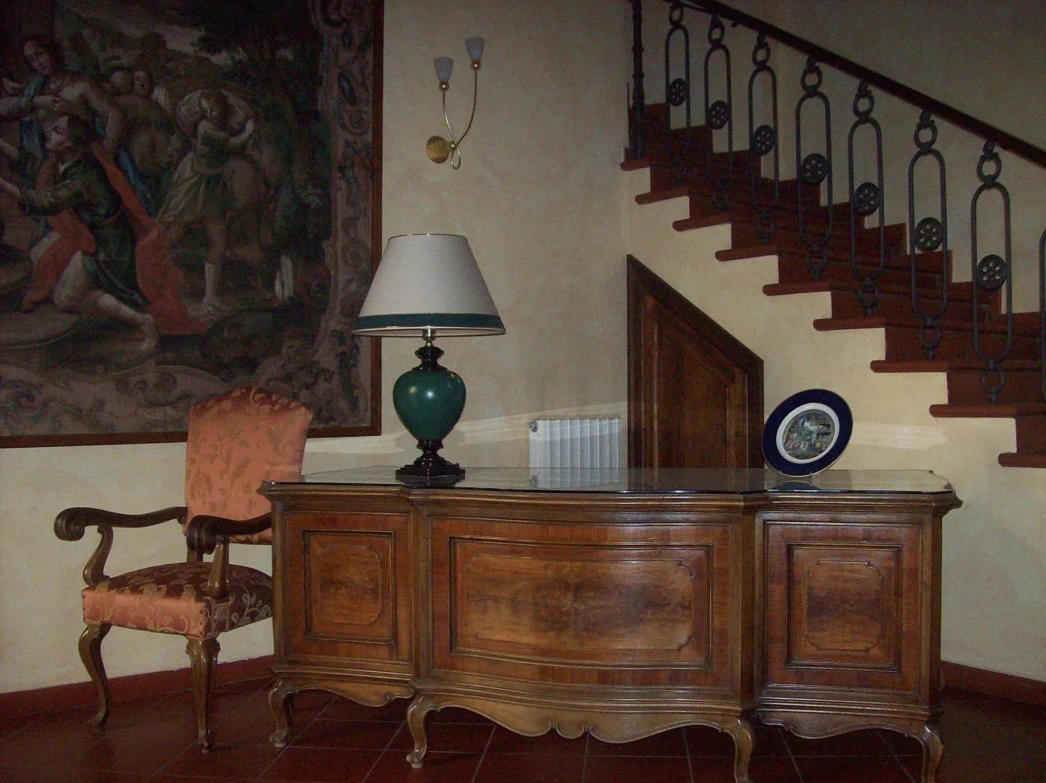 Lobby or reception in Albergo Il Cacciatore