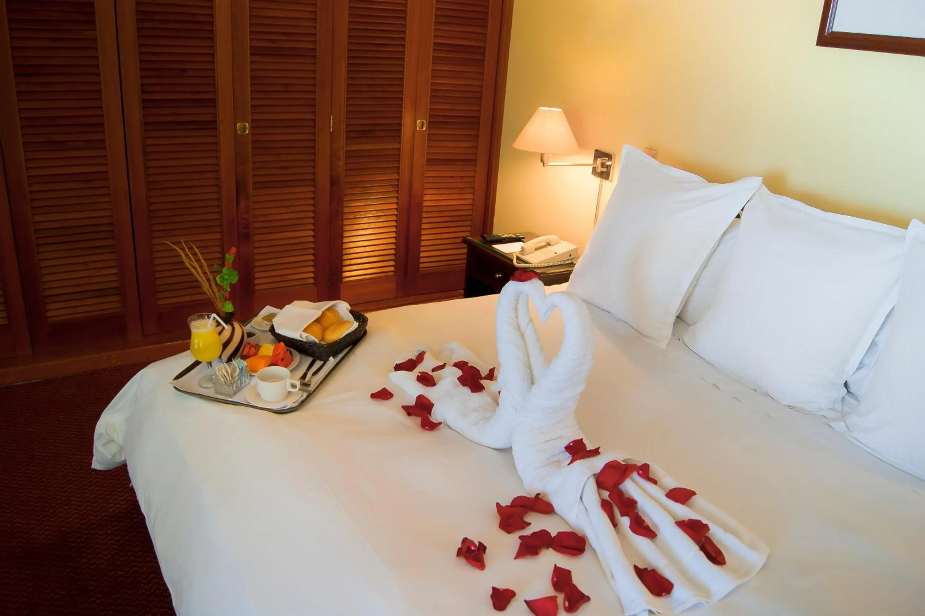 Bed in Hotel Carrera