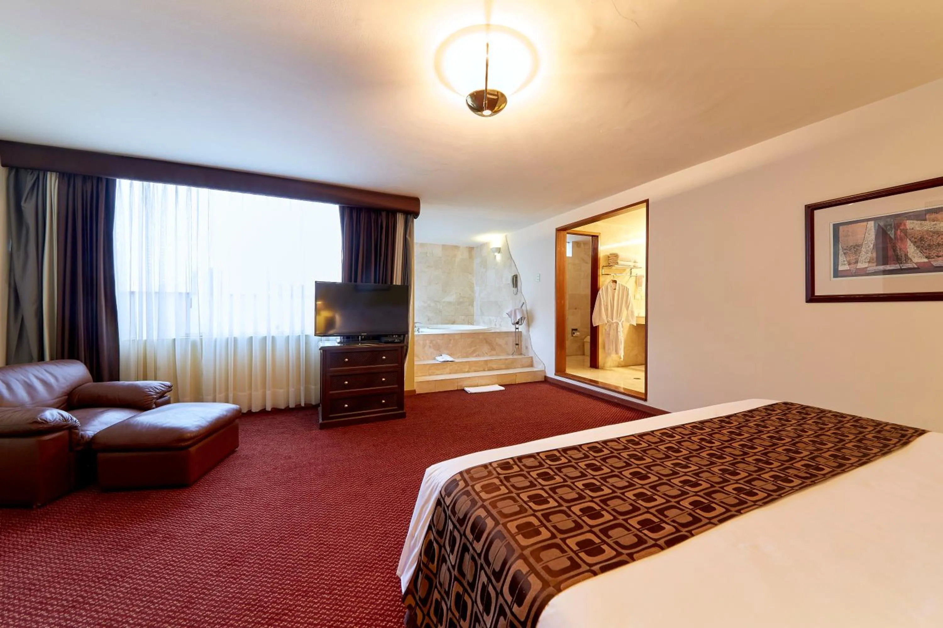 Bedroom, Bed in Hotel Carrera