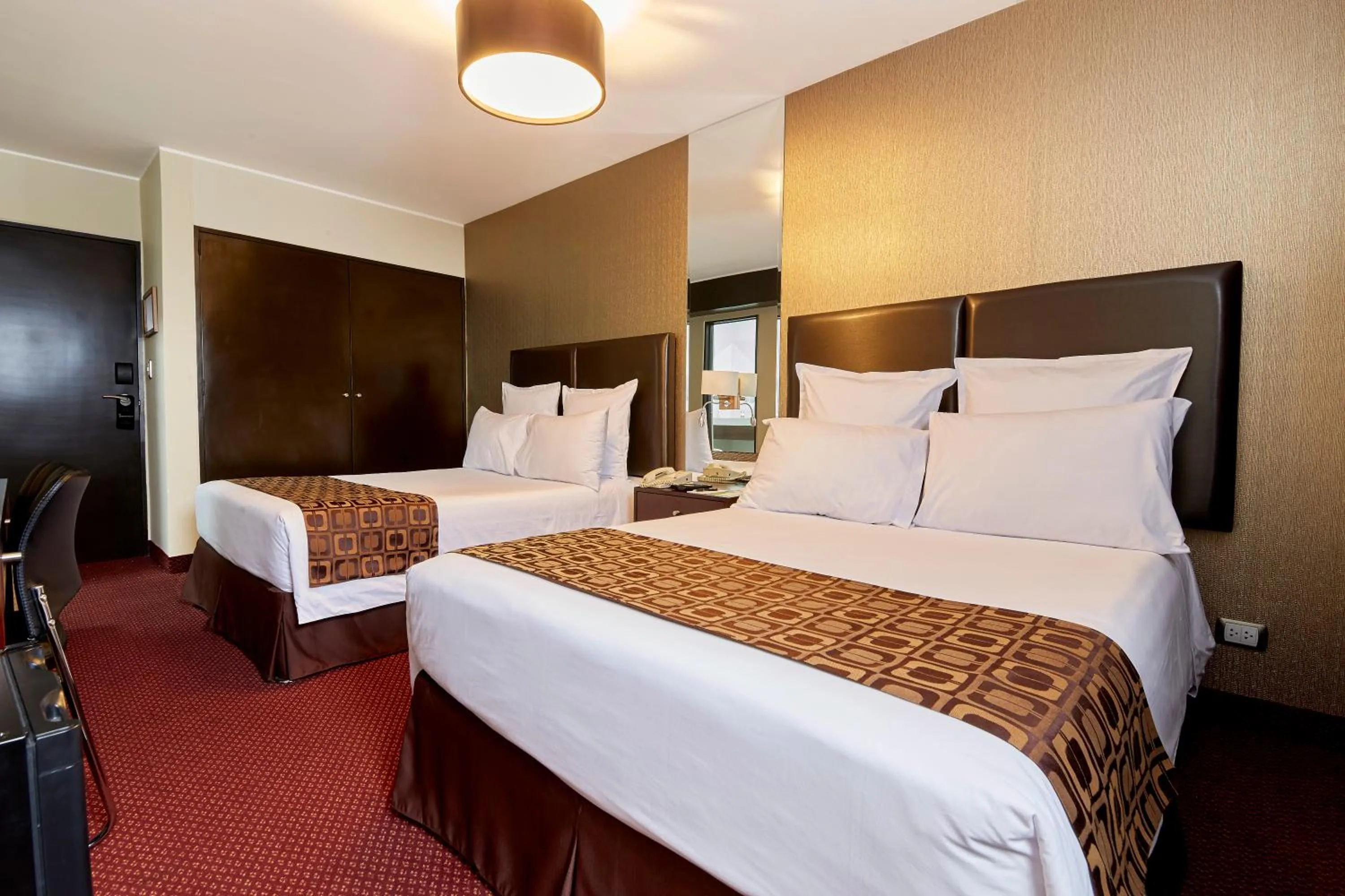 Bed in Hotel Carrera