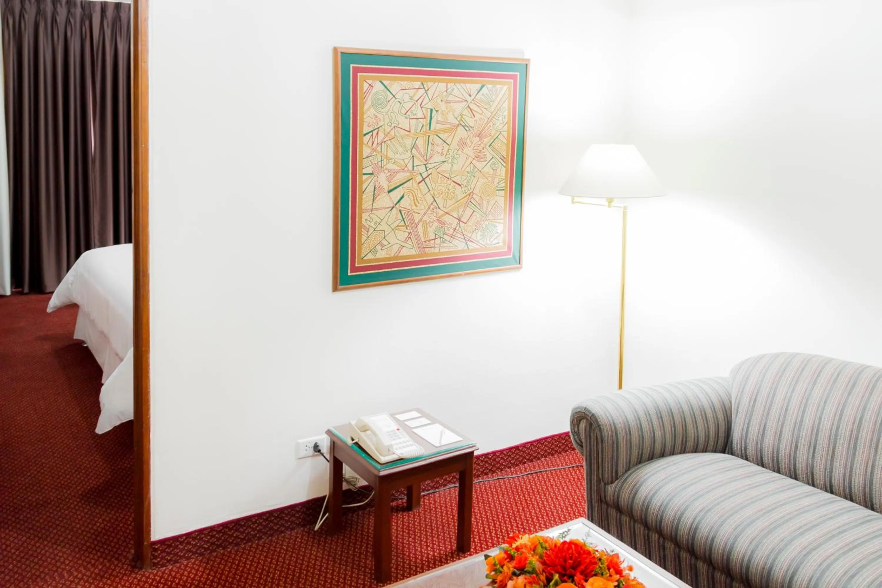 Seating area in Hotel Carrera
