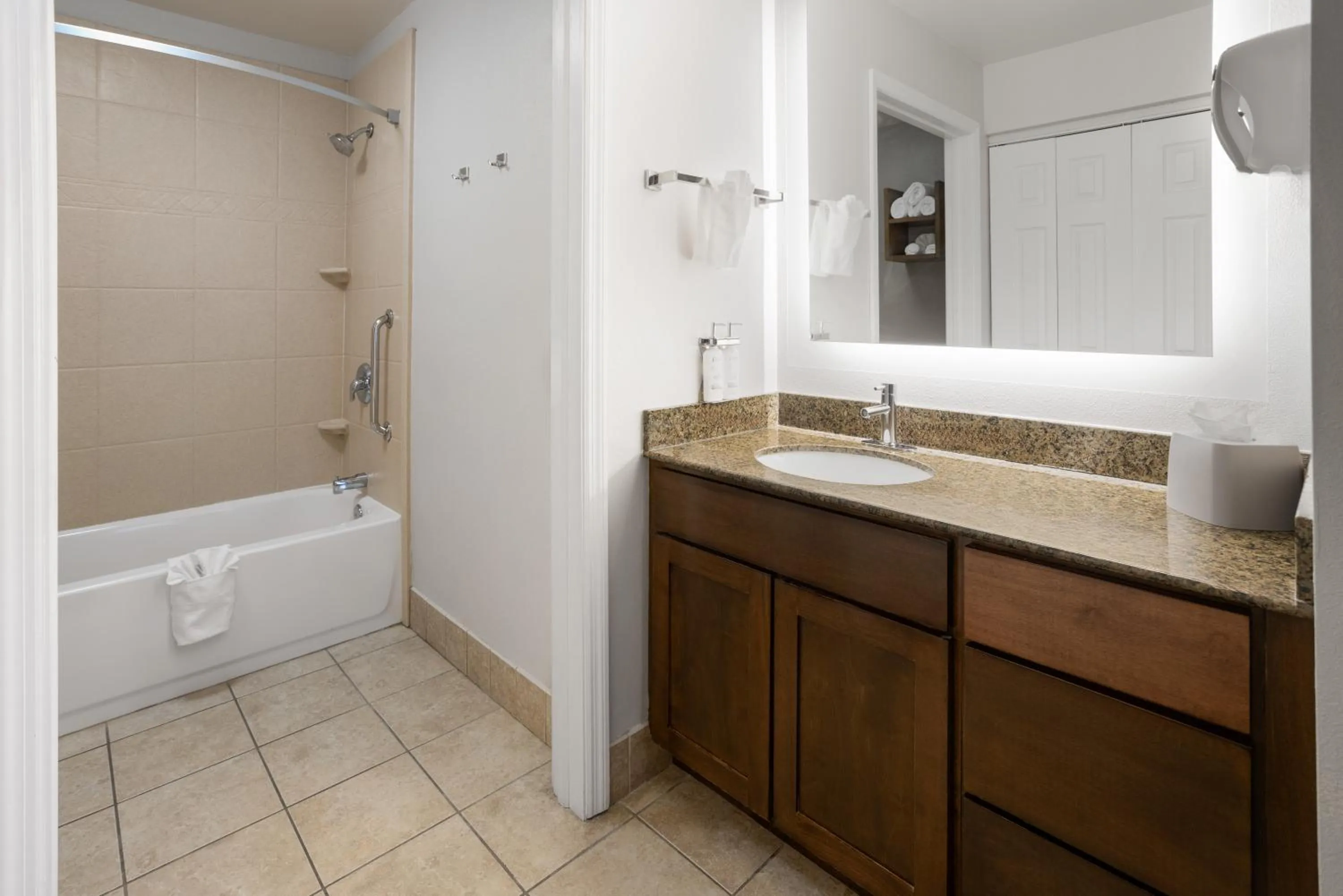 Bathroom in Staybridge Suites Harrisburg-Hershey by IHG