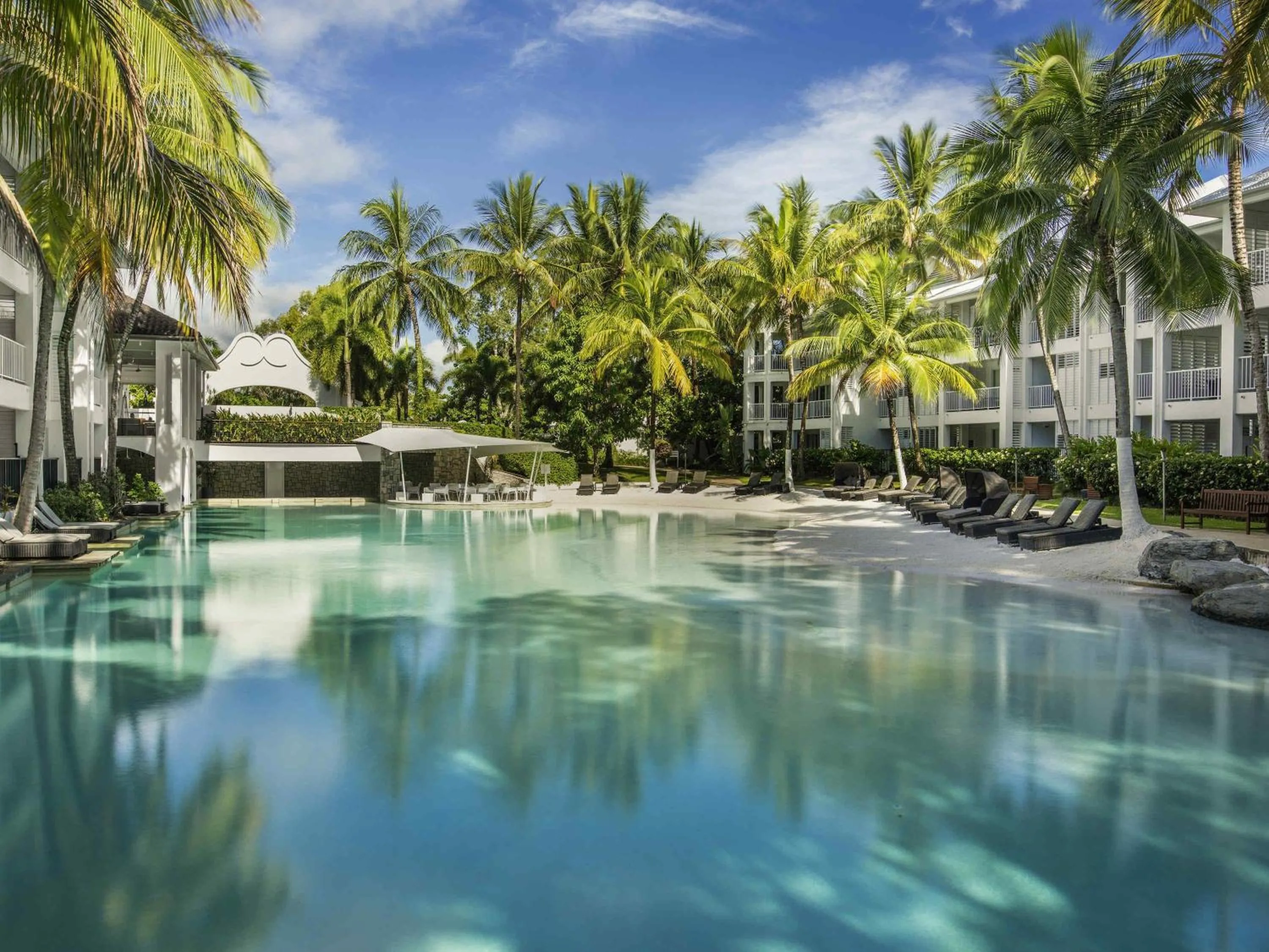 Pool view in Peppers Beach Club
